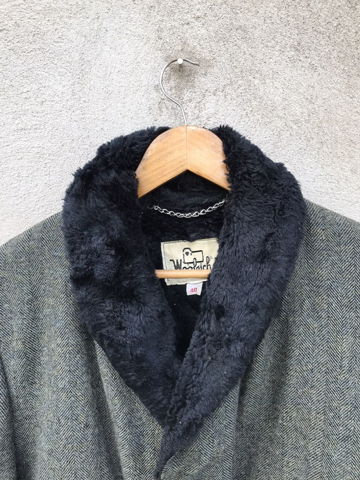 Woolrich Woolen Mills RARE WOOLRICH FUR HEAVY COAT LONG JACKET Size US L / EU 52-54 / 3 - 8 Thumbnail