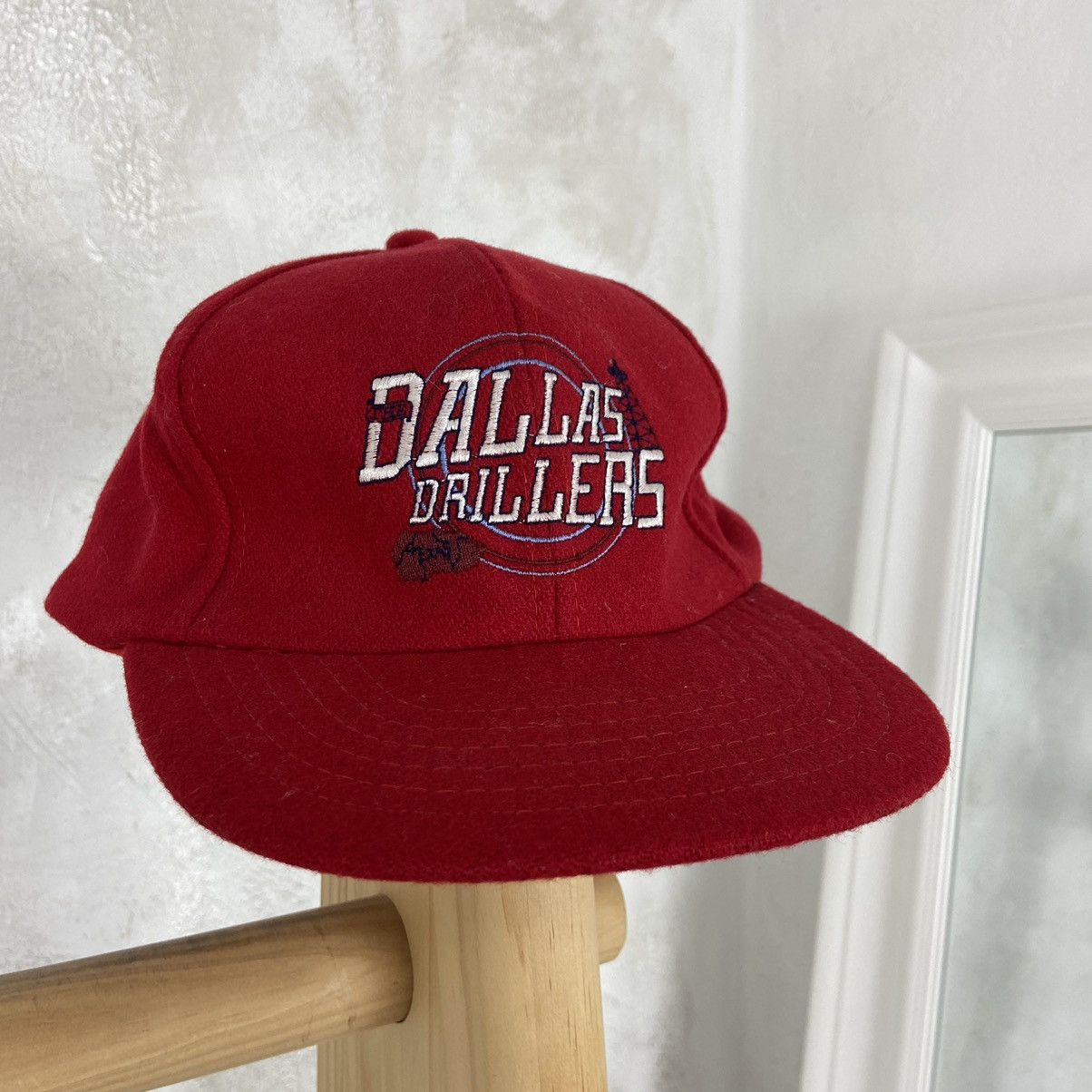 NFL DALLAS DRILLERS 1990s VINTAGE NFL VERY RARE CAP - № 4078 Size ONE SIZE - 3 Thumbnail
