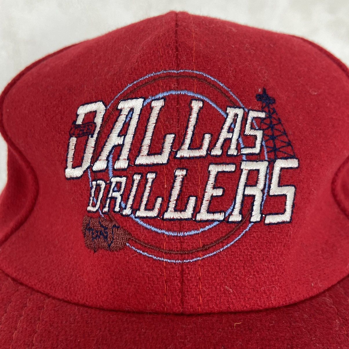 NFL DALLAS DRILLERS 1990s VINTAGE NFL VERY RARE CAP - № 4078 Size ONE SIZE - 4 Thumbnail