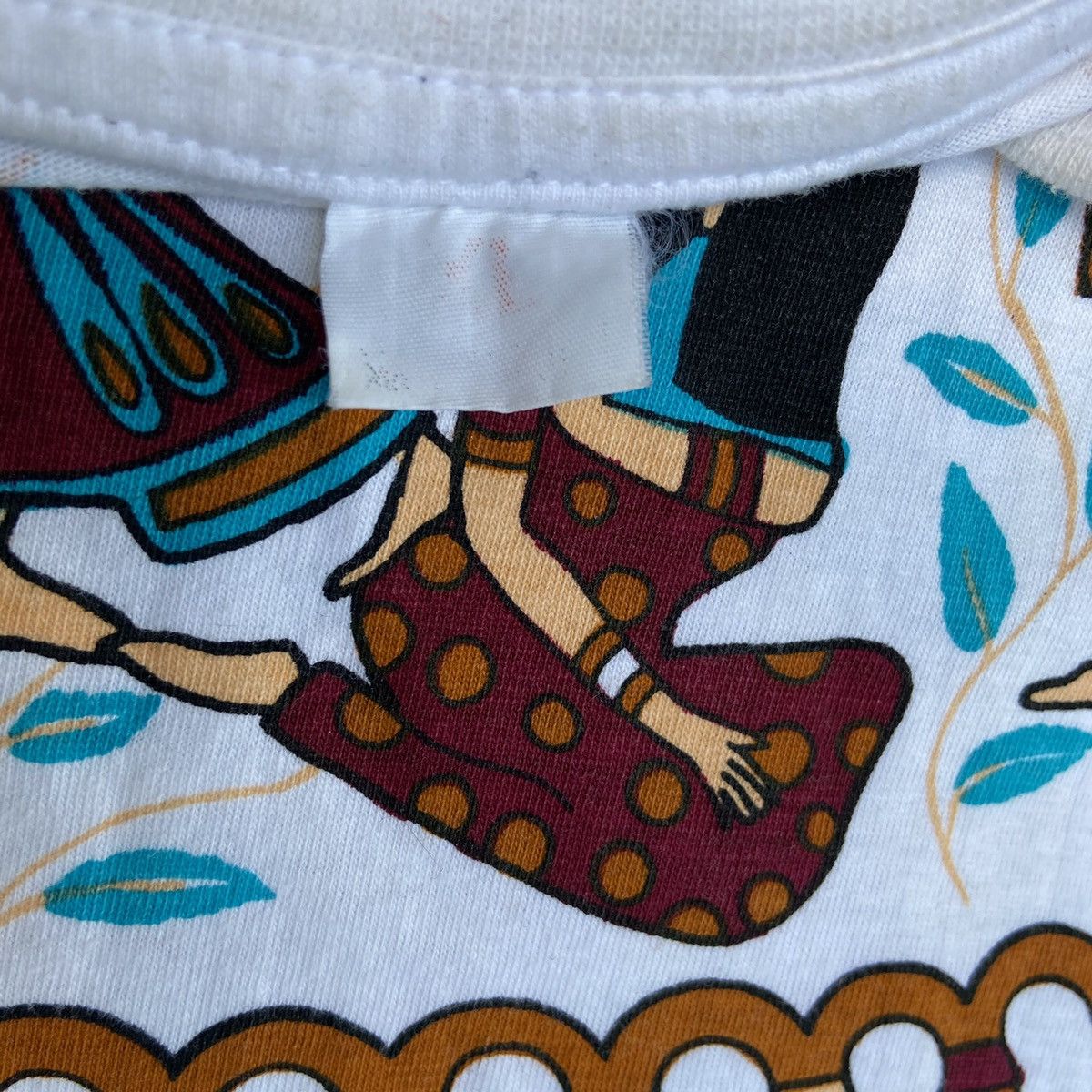 Vintage 1990s EGYPTIAN ARCHIVE SCRIPT VERY BEAUTIFUL ART TEE - № 400 Size US XL / EU 56 / 4 - 7 Thumbnail