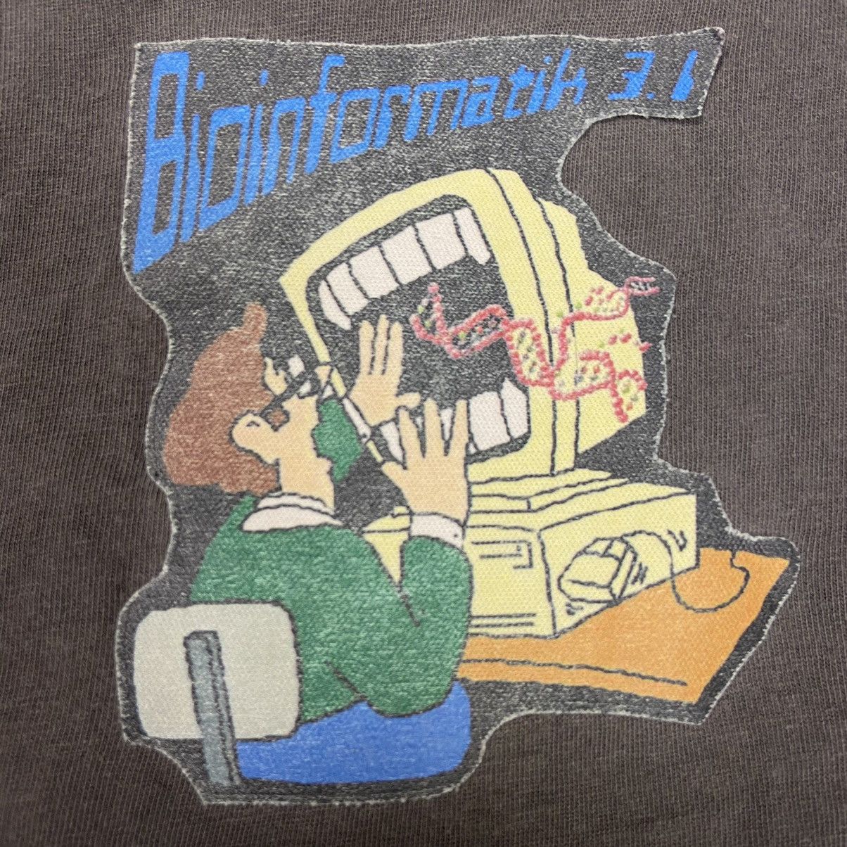 Other 1999 EBOLA TIGERS - BIOHAZARD VINTAGE BIOINFORMATIC TEE Size US L / EU 52-54 / 3 - 5 Thumbnail