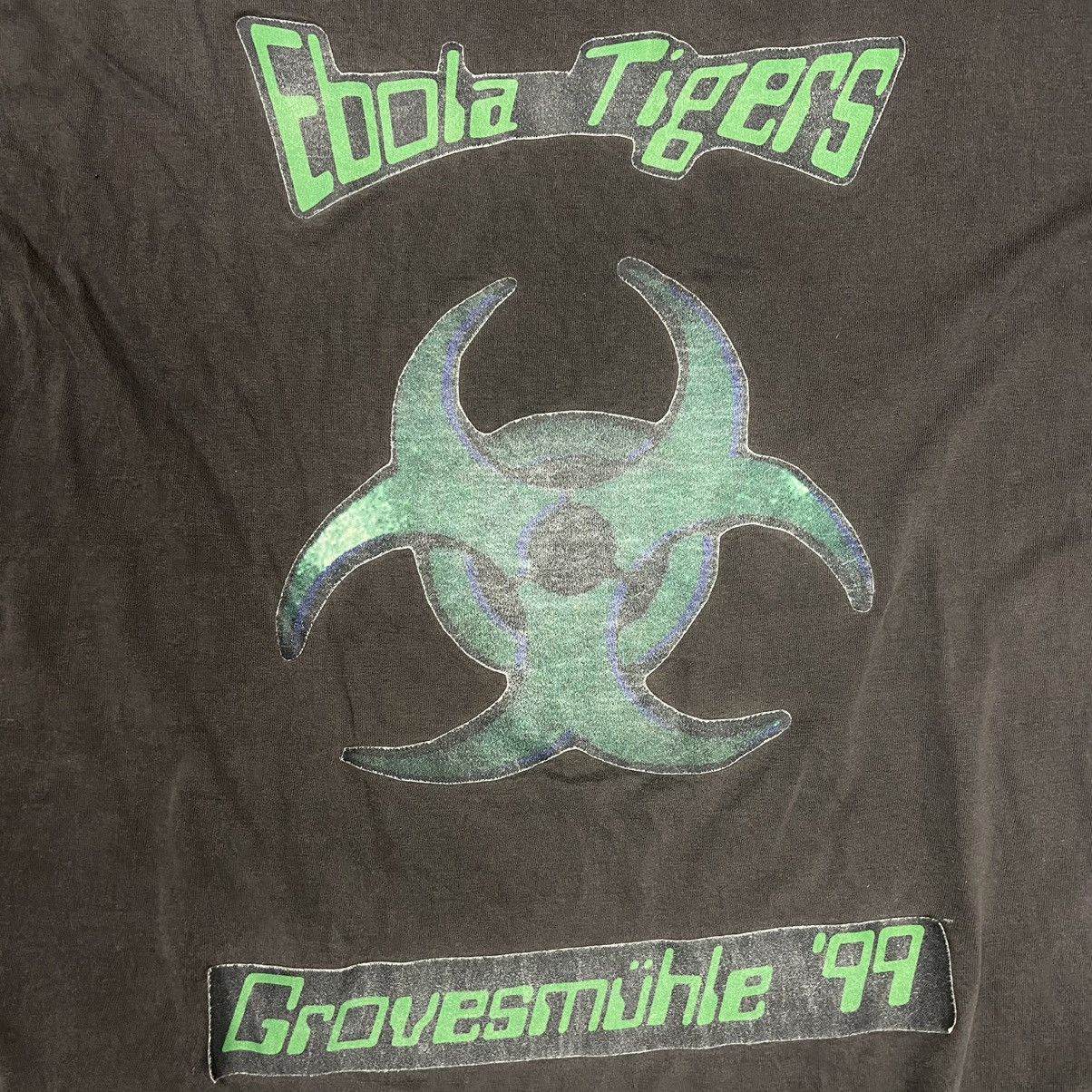 Other 1999 EBOLA TIGERS - BIOHAZARD VINTAGE BIOINFORMATIC TEE Size US L / EU 52-54 / 3 - 9 Thumbnail