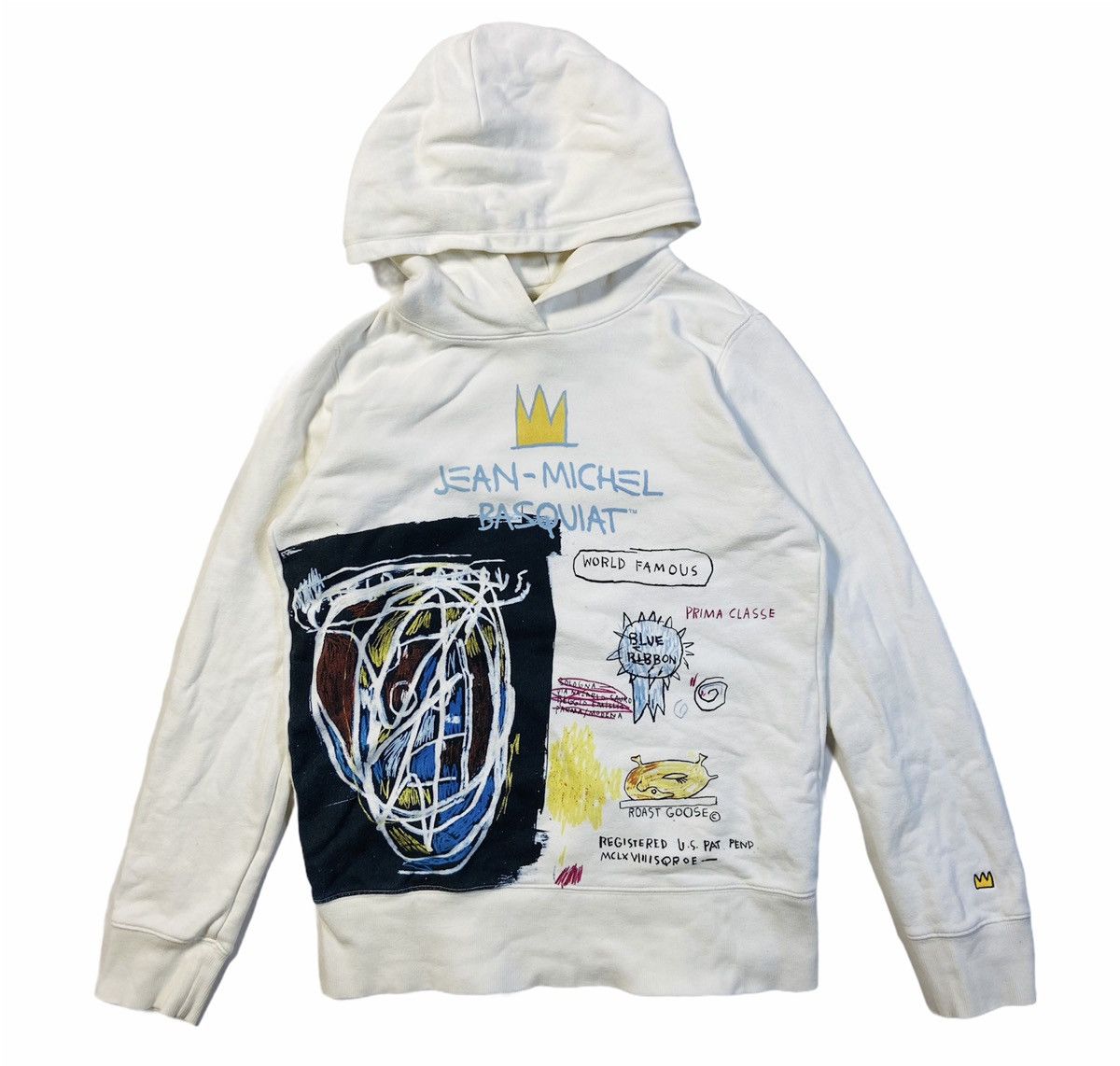 Andy Warhol 1990s VERY RARE JEAN MICHAEL BASQUIAT VINTAGE SAMO HOODIE Size US M / EU 48-50 / 2 - 1 Thumbnail