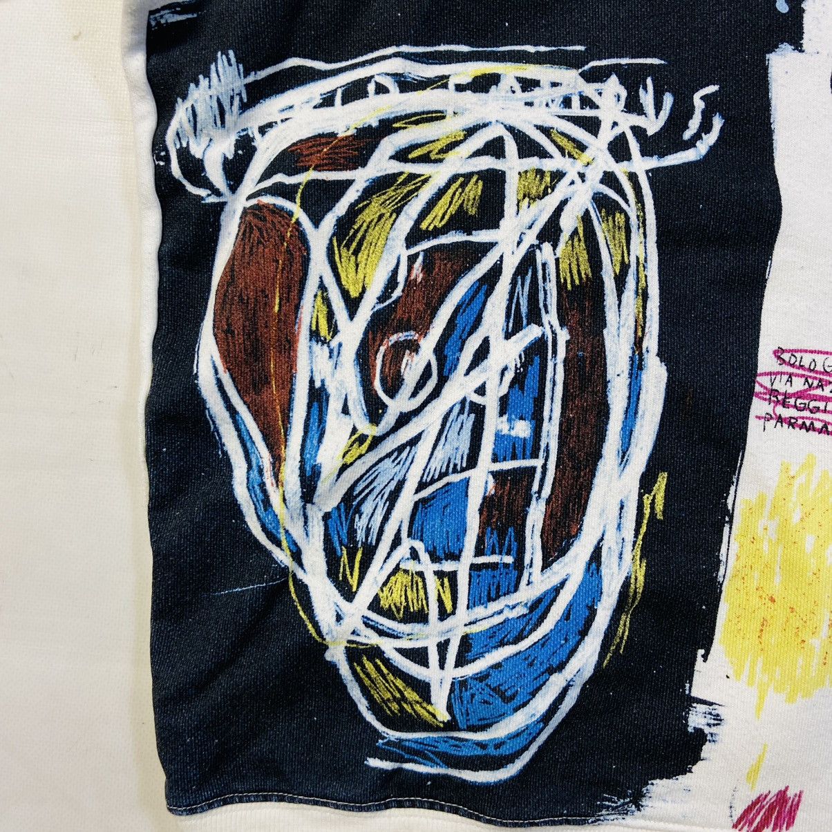 Andy Warhol 1990s VERY RARE JEAN MICHAEL BASQUIAT VINTAGE SAMO HOODIE Size US M / EU 48-50 / 2 - 6 Thumbnail