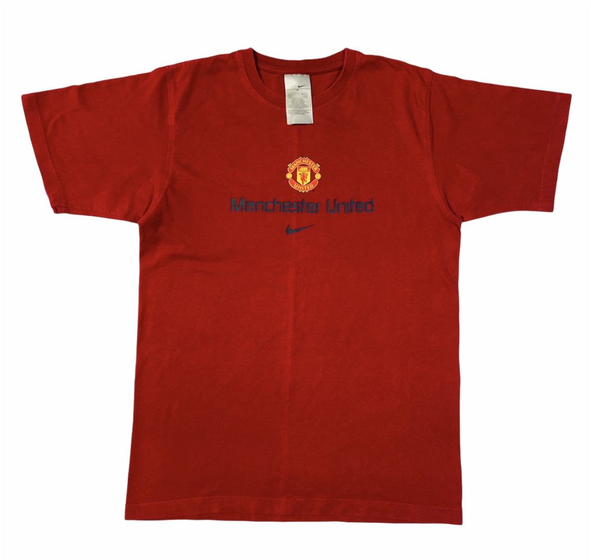 Nike VERY RARE CENTR SWOOSH MANCHESTER UNITED TEE Size US M / EU 48-50 / 2 - 1 Thumbnail