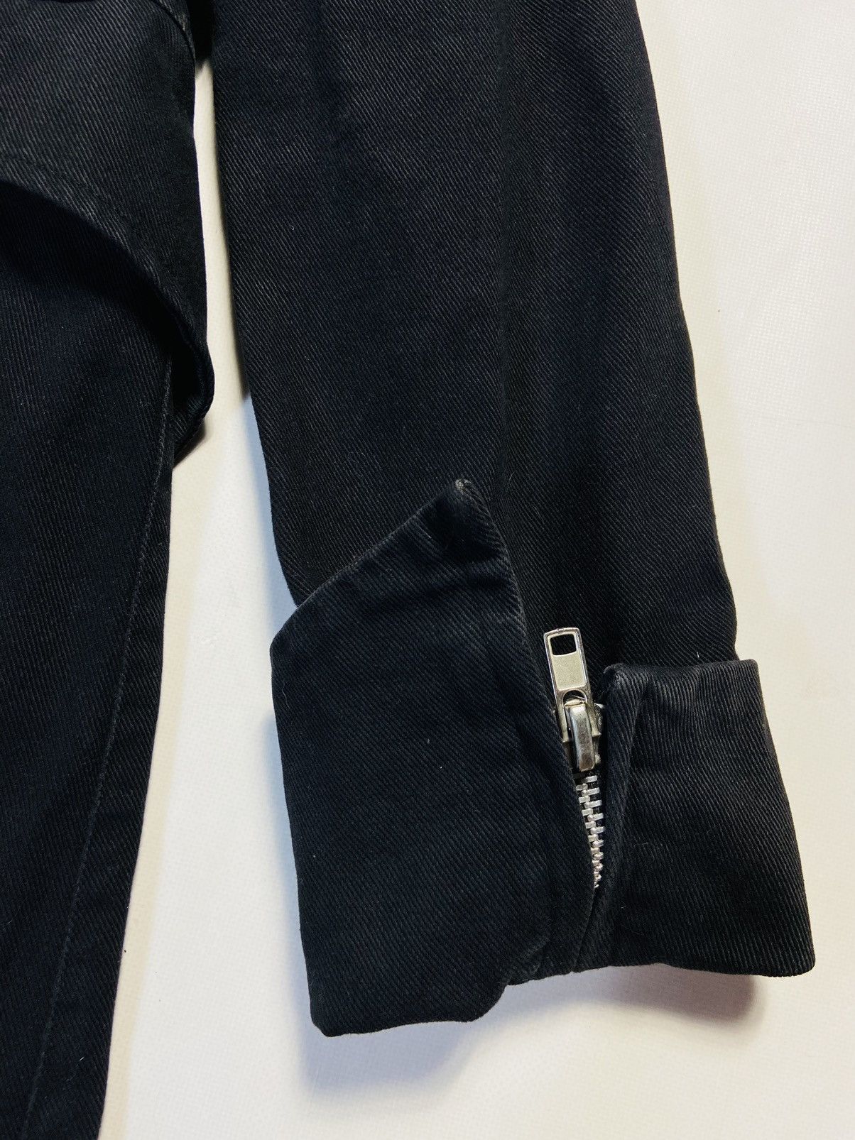 Japanese Brand LIVING DEAD SOULS DENIM TRENCH COAT ZIPPER JACKET - № 2141 Size US M / EU 48-50 / 2 - 5 Thumbnail