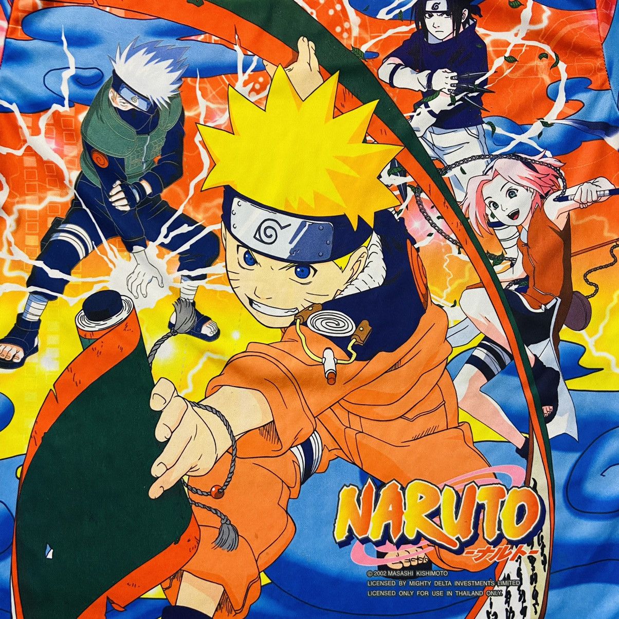 Anime NARUTO 2002 MASASHI KISHIMOTO RARE OVERPRINTED TEE - № 398 Size US S / EU 44-46 / 1 - 3 Thumbnail