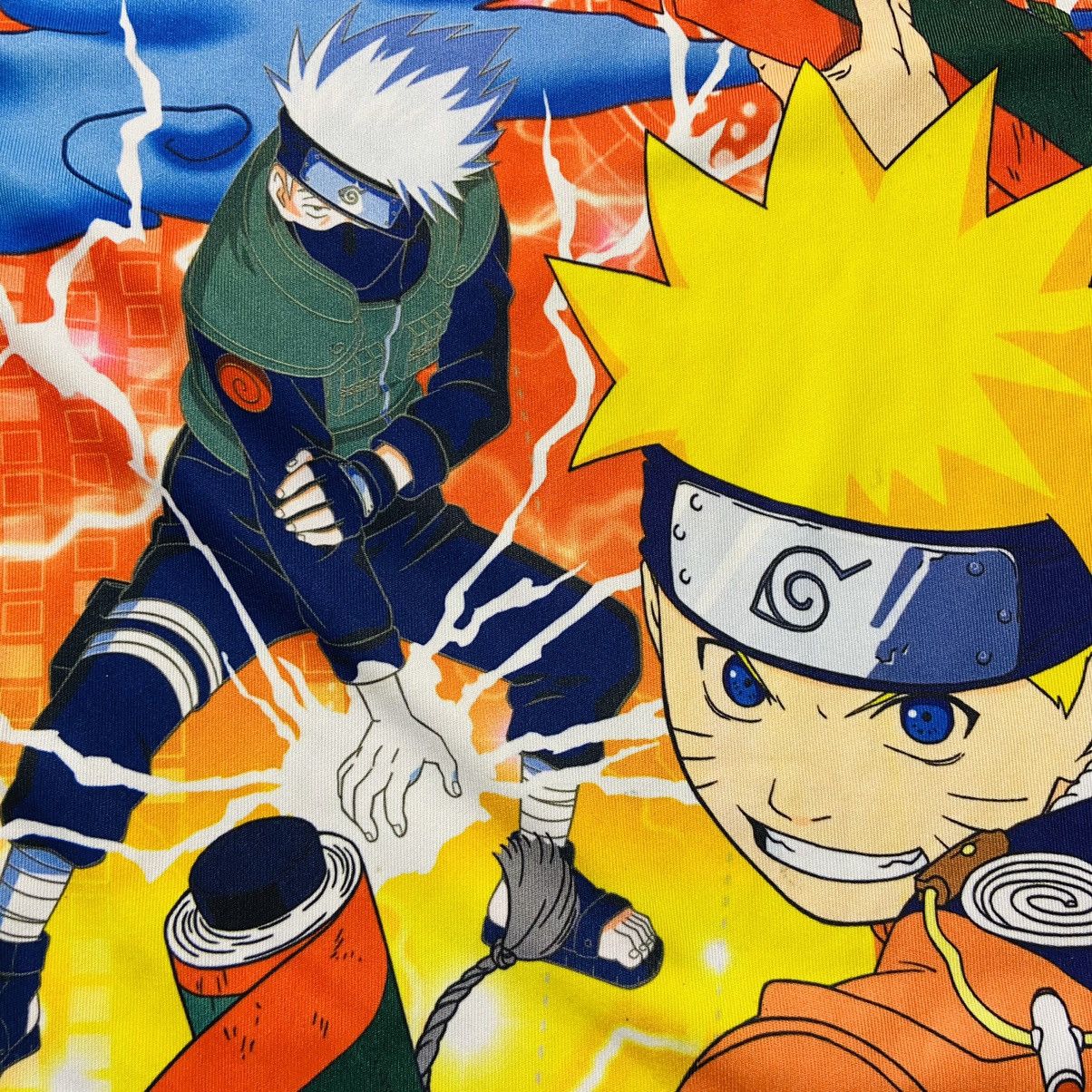 Anime NARUTO 2002 MASASHI KISHIMOTO RARE OVERPRINTED TEE - № 398 Size US S / EU 44-46 / 1 - 4 Thumbnail