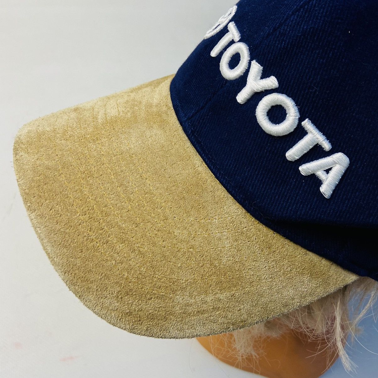 Vintage VELOUR 1990s TOYOTA RACING RARE CAP 4240 Size ONE SIZE - 2 Thumbnail