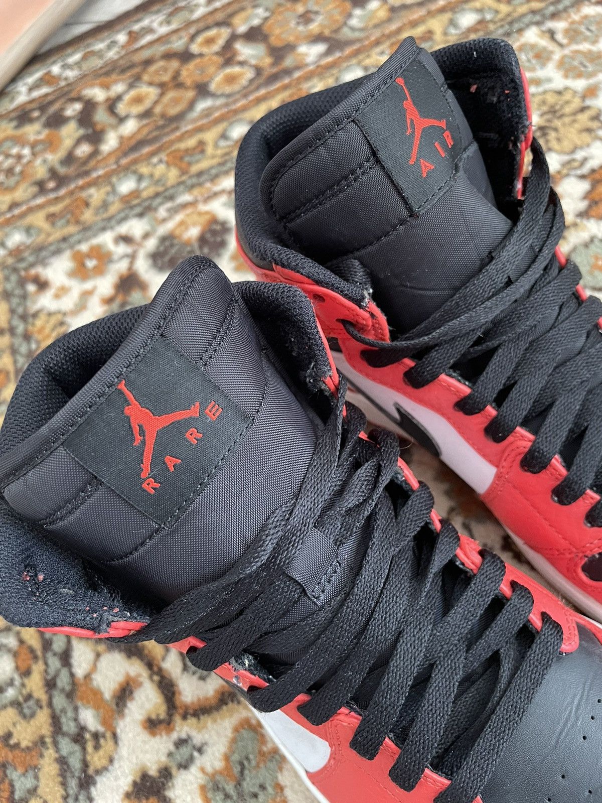 Jordan Brand Nike Air Jordan 1 Rare Air Max Orange / Black 332550-800 Size US 10 / EU 43 - 6 Thumbnail