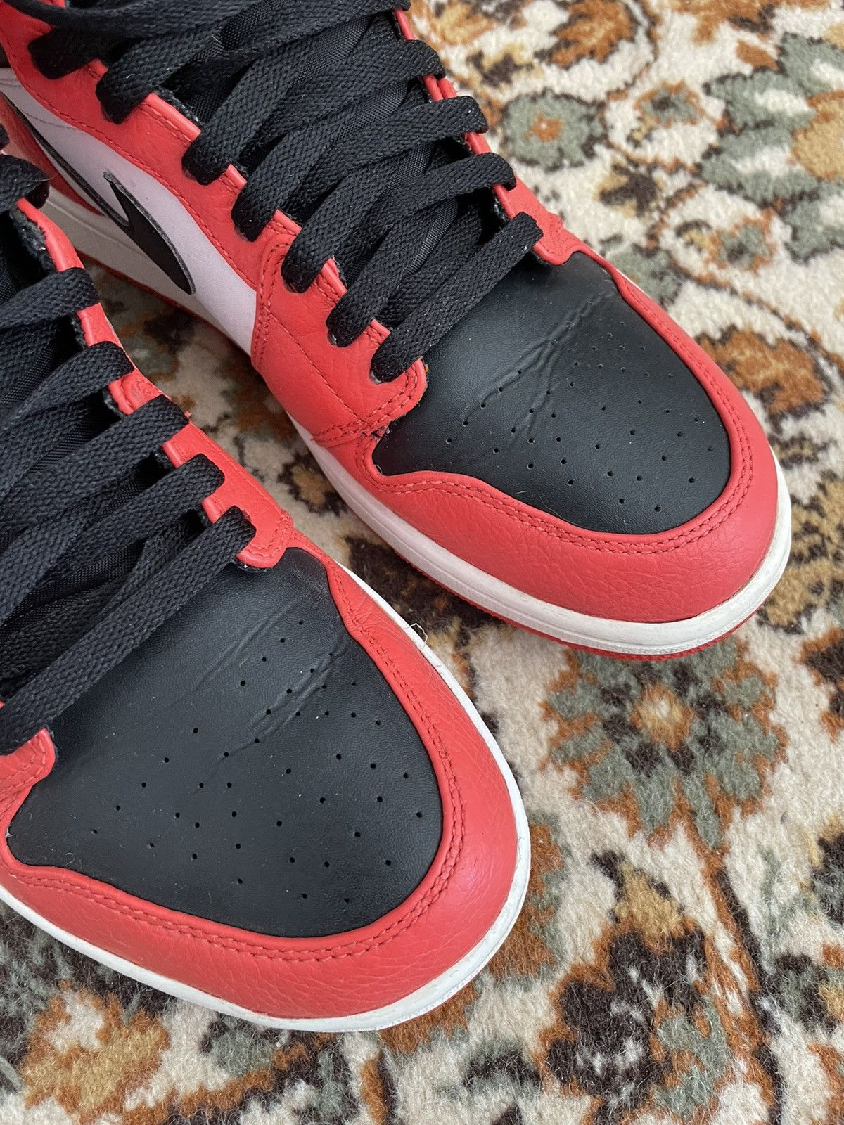 Jordan Brand Nike Air Jordan 1 Rare Air Max Orange / Black 332550-800 Size US 10 / EU 43 - 5 Thumbnail