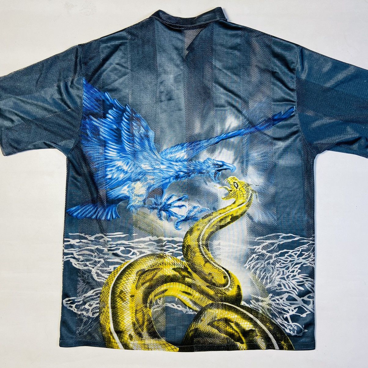 Japanese Brand 1990s JAPANESE MESH AWESOME VINTAGE RARE SHIRT - 635 Size US L / EU 52-54 / 3 - 5 Thumbnail