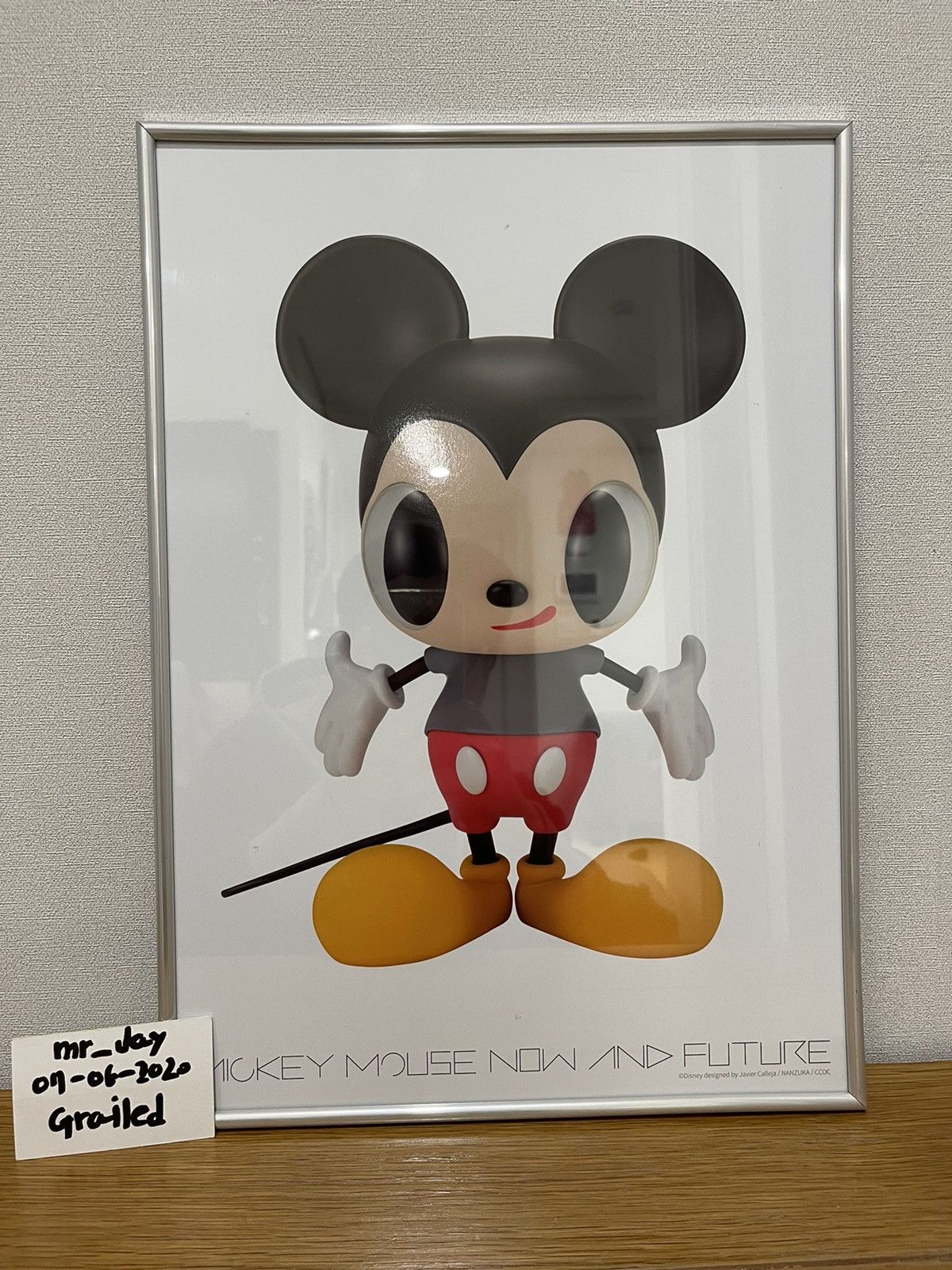 Mickey Mouse Javier Calleja Mickey Mouse Now and Future NANZUKA poster |  Grailed