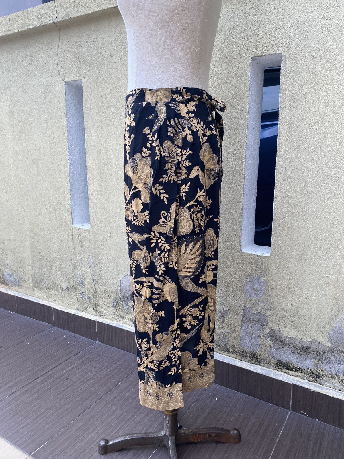 Krizia Uomo × Vintage batik skirt Size 29" - 2 Thumbnail