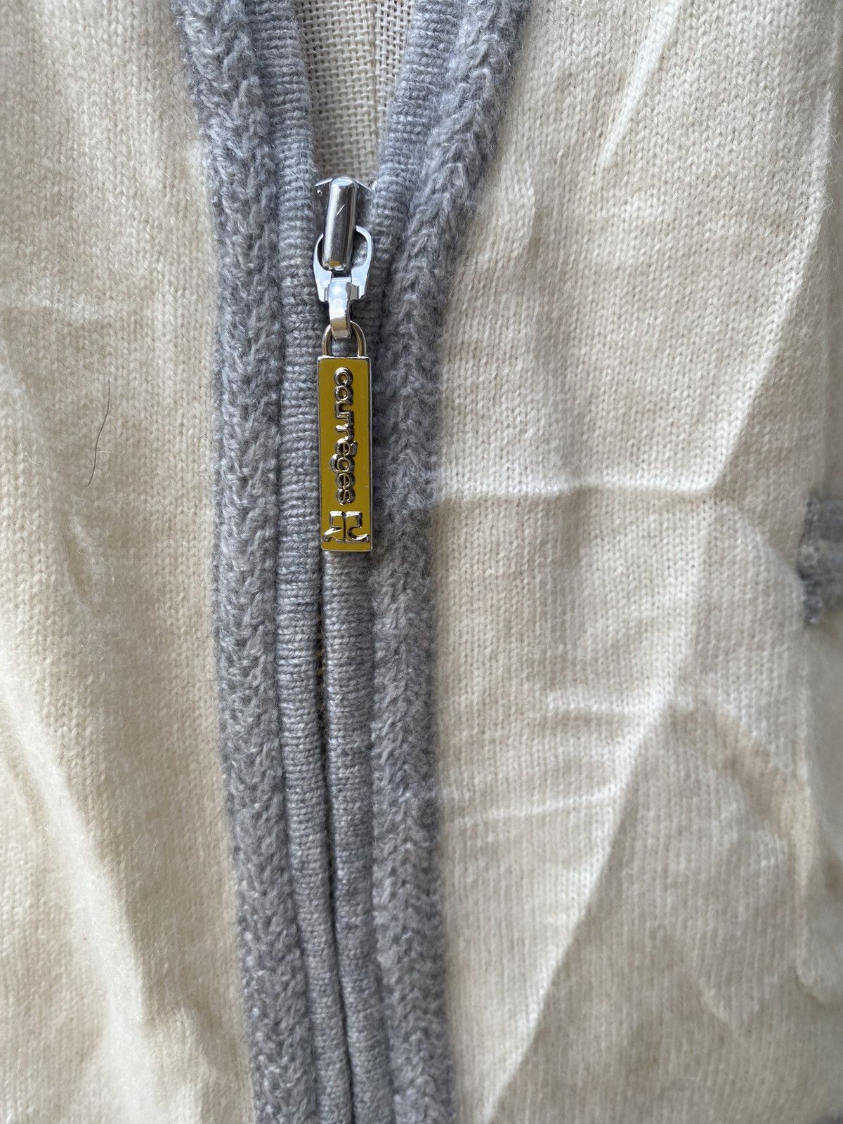 Courreges vintage zipper cardigan Size M / US 6-8 / IT 42-44 - 4 Thumbnail
