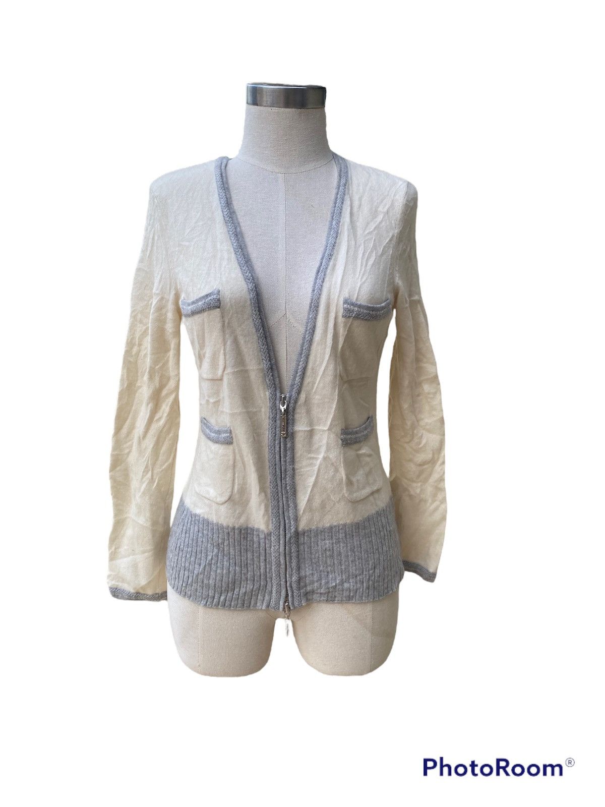 Courreges vintage zipper cardigan Size M / US 6-8 / IT 42-44 - 1 Thumbnail