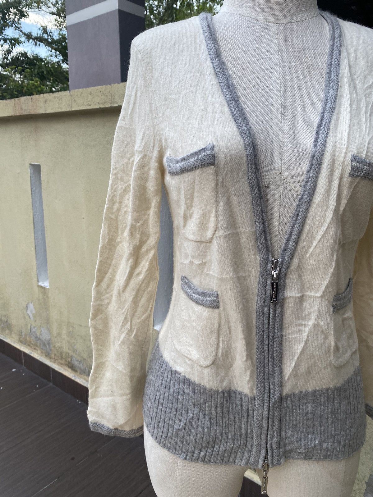 Courreges vintage zipper cardigan Size M / US 6-8 / IT 42-44 - 3 Thumbnail
