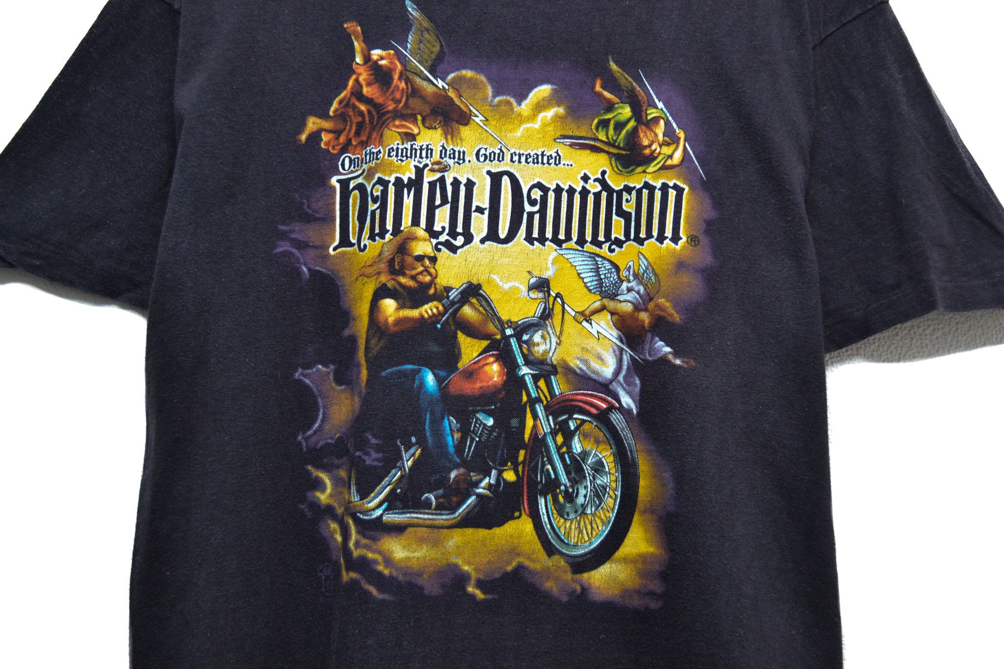 Vintage 1987 Harley Davidson Men's Biker T-Shirt