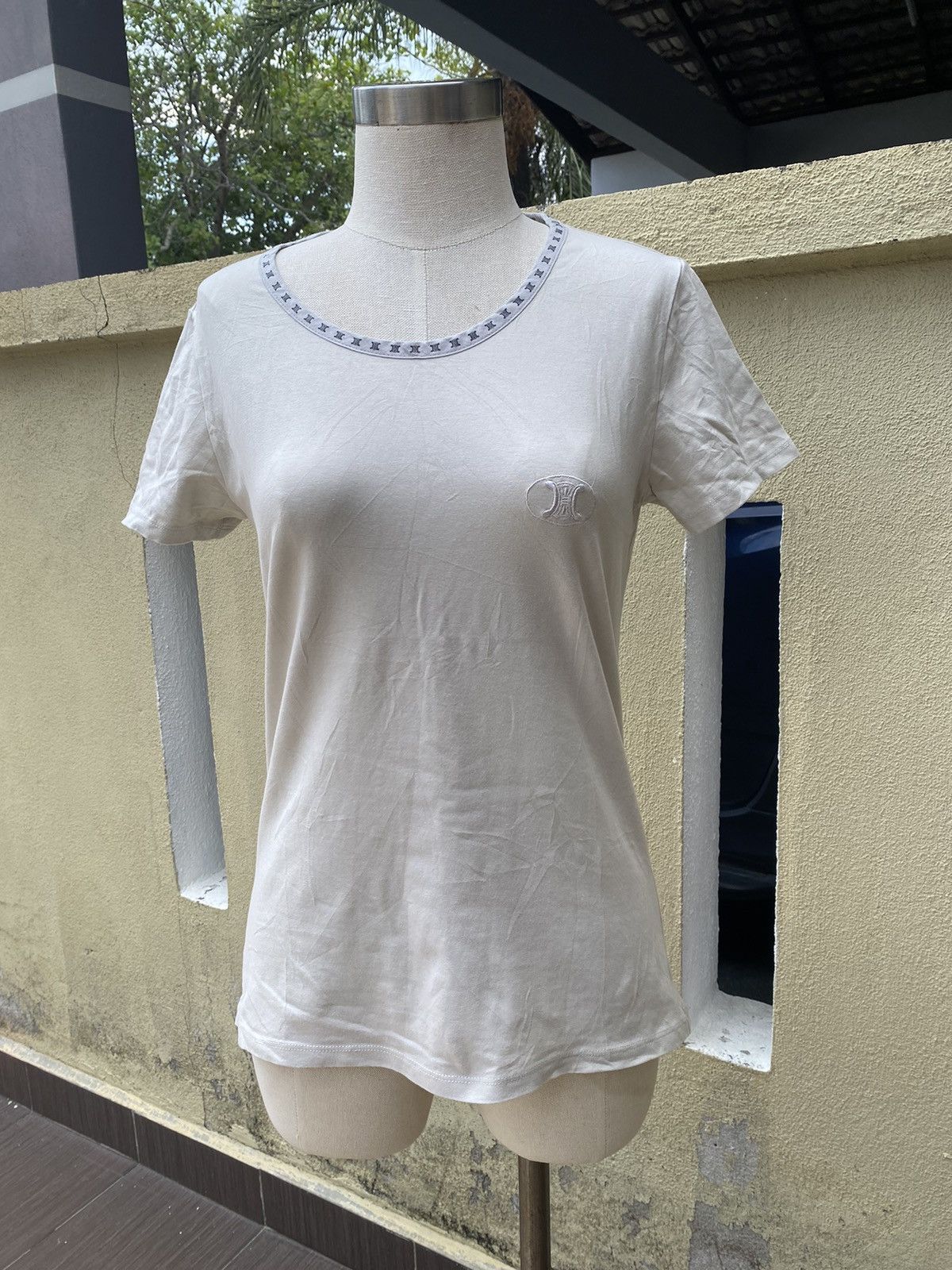 Celine vintage celine tee Size L / US 10 / IT 46 - 8 Thumbnail