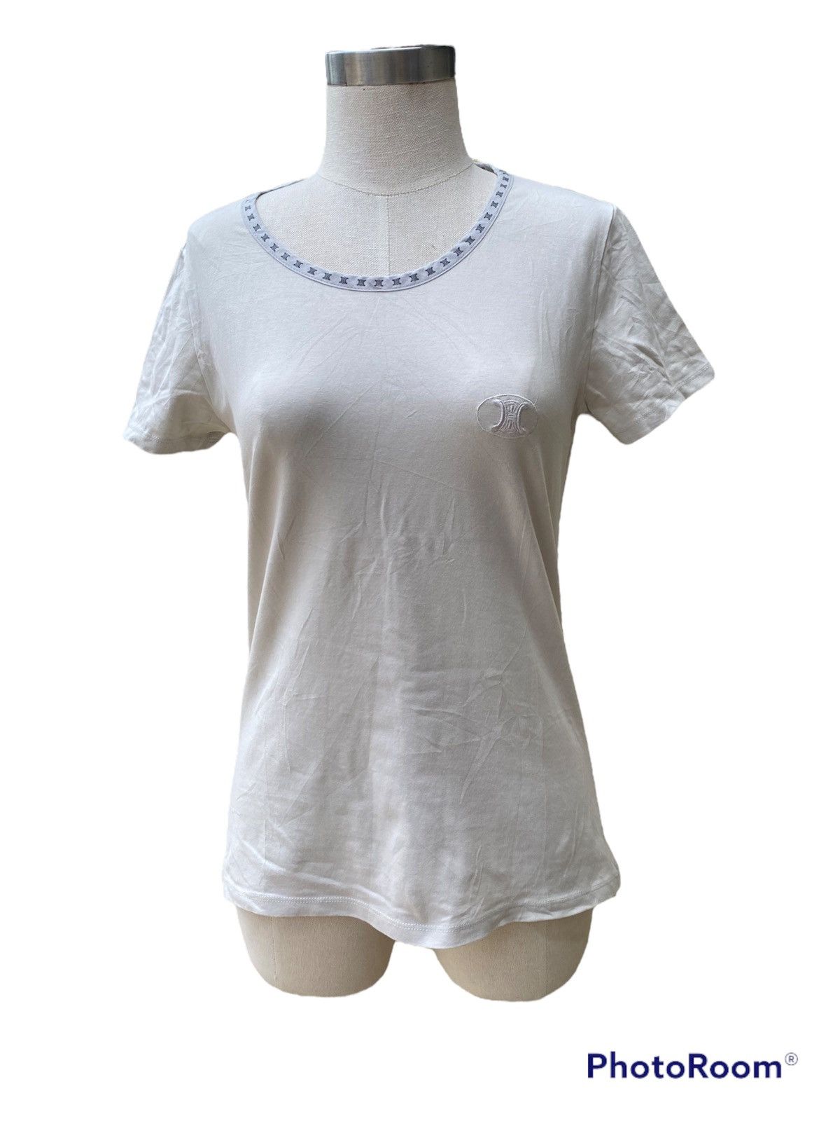 Celine vintage celine tee Size L / US 10 / IT 46 - 1 Thumbnail