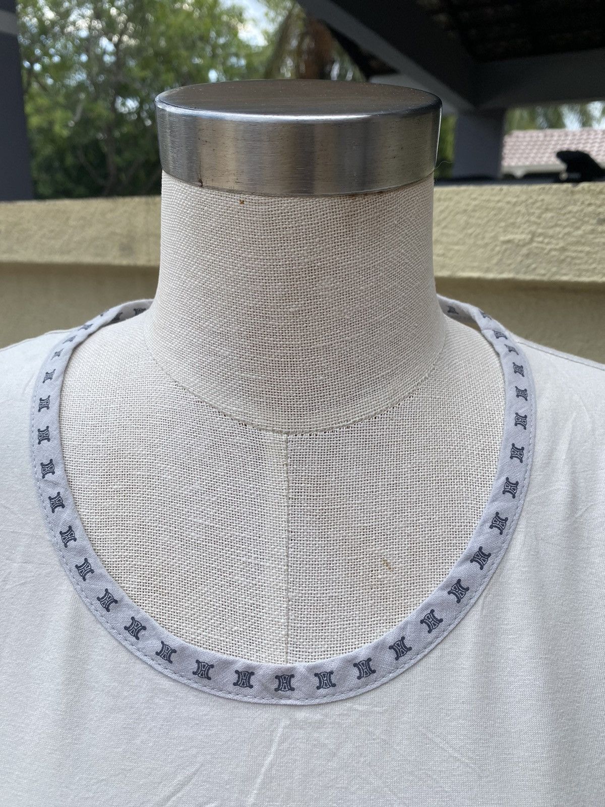 Celine vintage celine tee Size L / US 10 / IT 46 - 2 Thumbnail