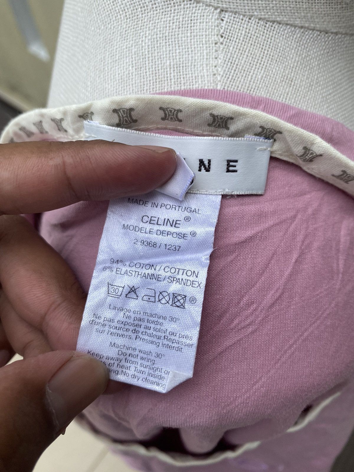 Celine vintage celine tshirt Size S / US 4 / IT 40 - 9 Thumbnail