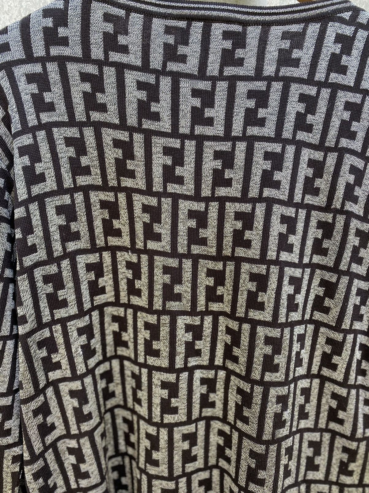 Fendi Luxurious Viscose cotton pullover by FENDI Size US M / EU 48-50 / 2 - 8 Thumbnail