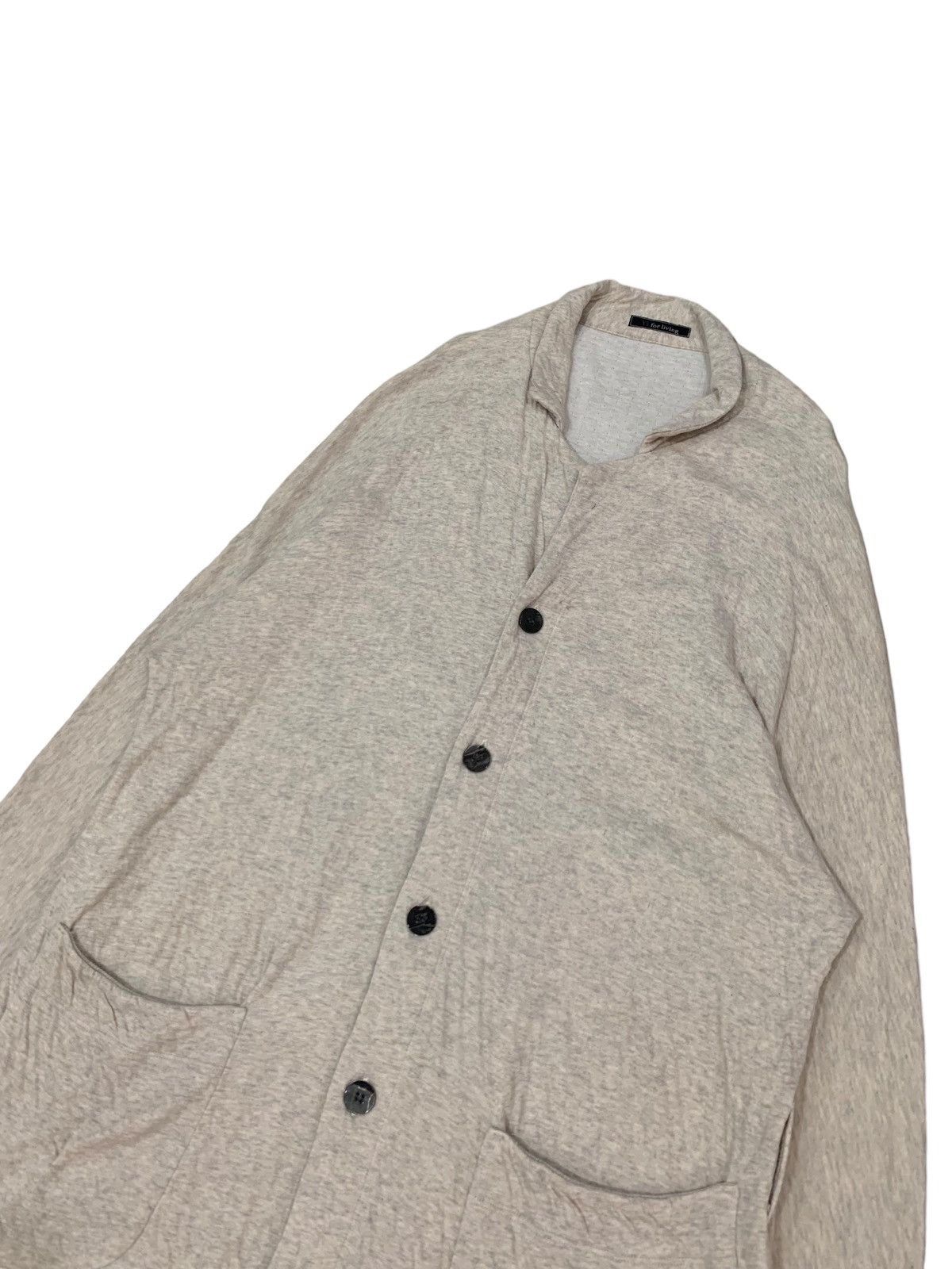 Yohji Yamamoto Ys For Living Yohji Yamamoto Cotton Linen Long Cardigan Size US M / EU 48-50 / 2 - 3 Thumbnail