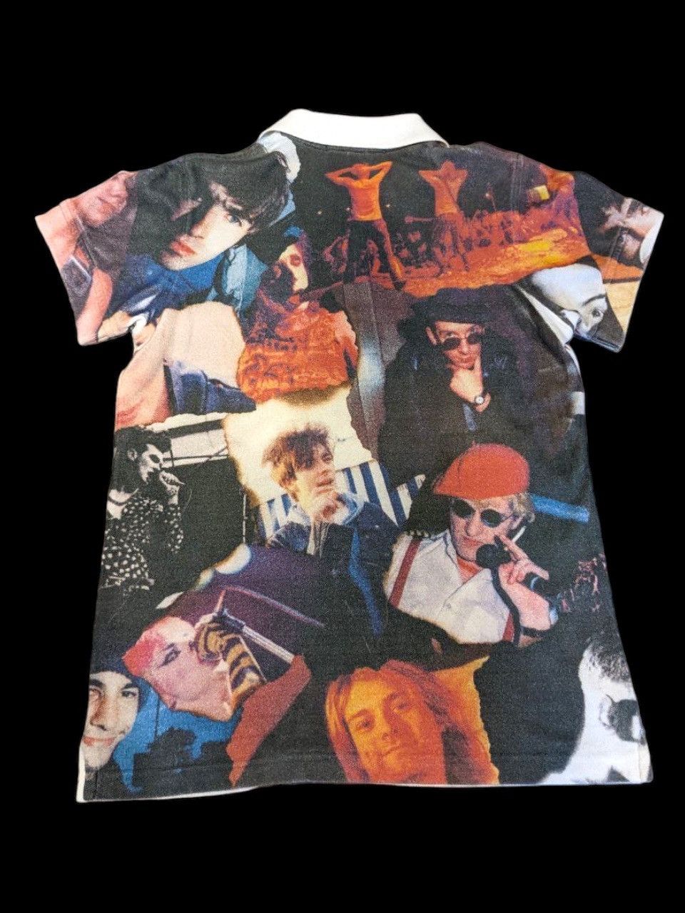 Lyle & Scott VINTAGE BRITPOP ARTIST OVERPRINT POLO TSHIRT LYLE & SCOTT Size US XS / EU 42 / 0 - 2 Thumbnail