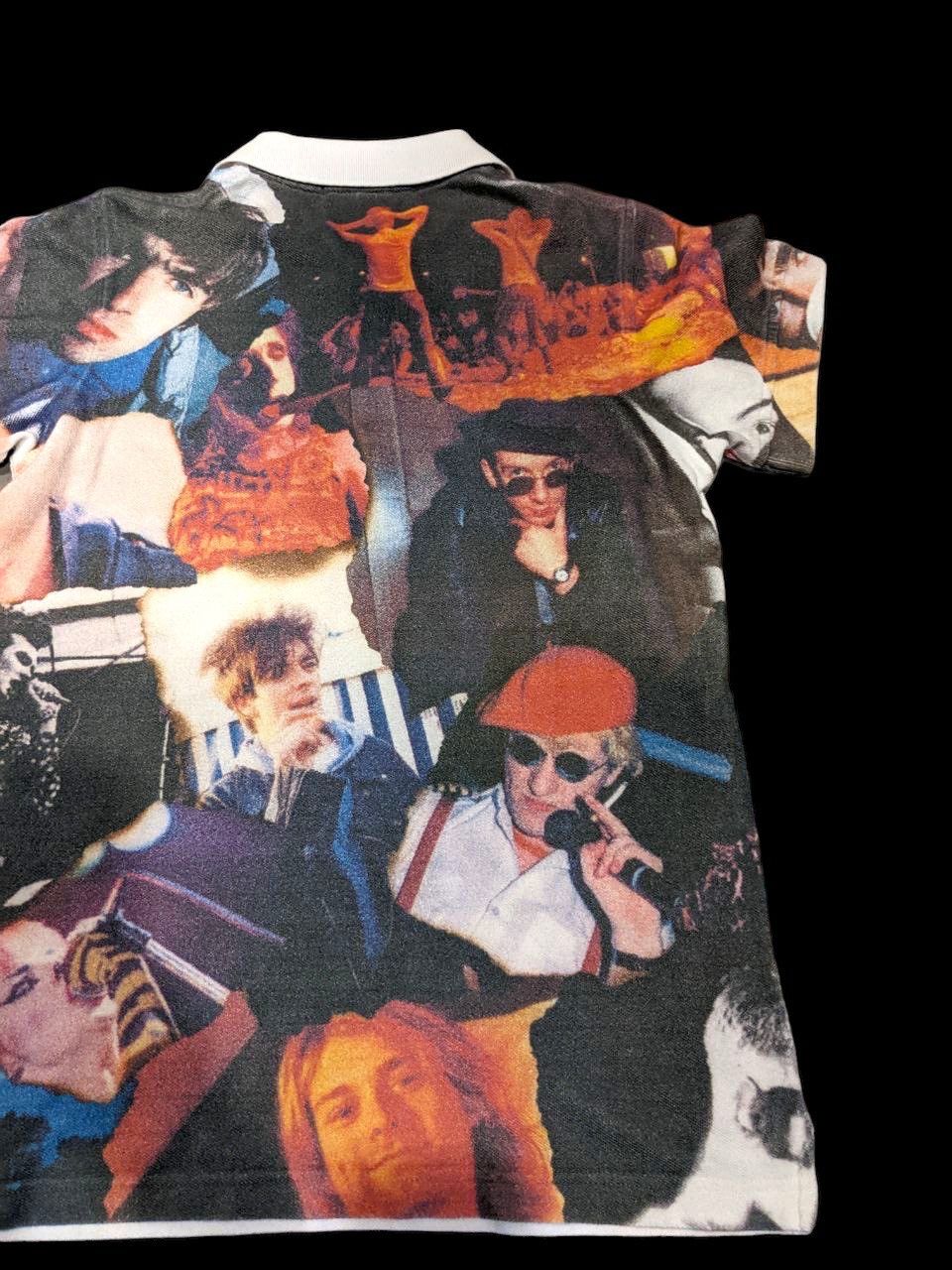 Lyle & Scott VINTAGE BRITPOP ARTIST OVERPRINT POLO TSHIRT LYLE & SCOTT Size US XS / EU 42 / 0 - 13 Thumbnail