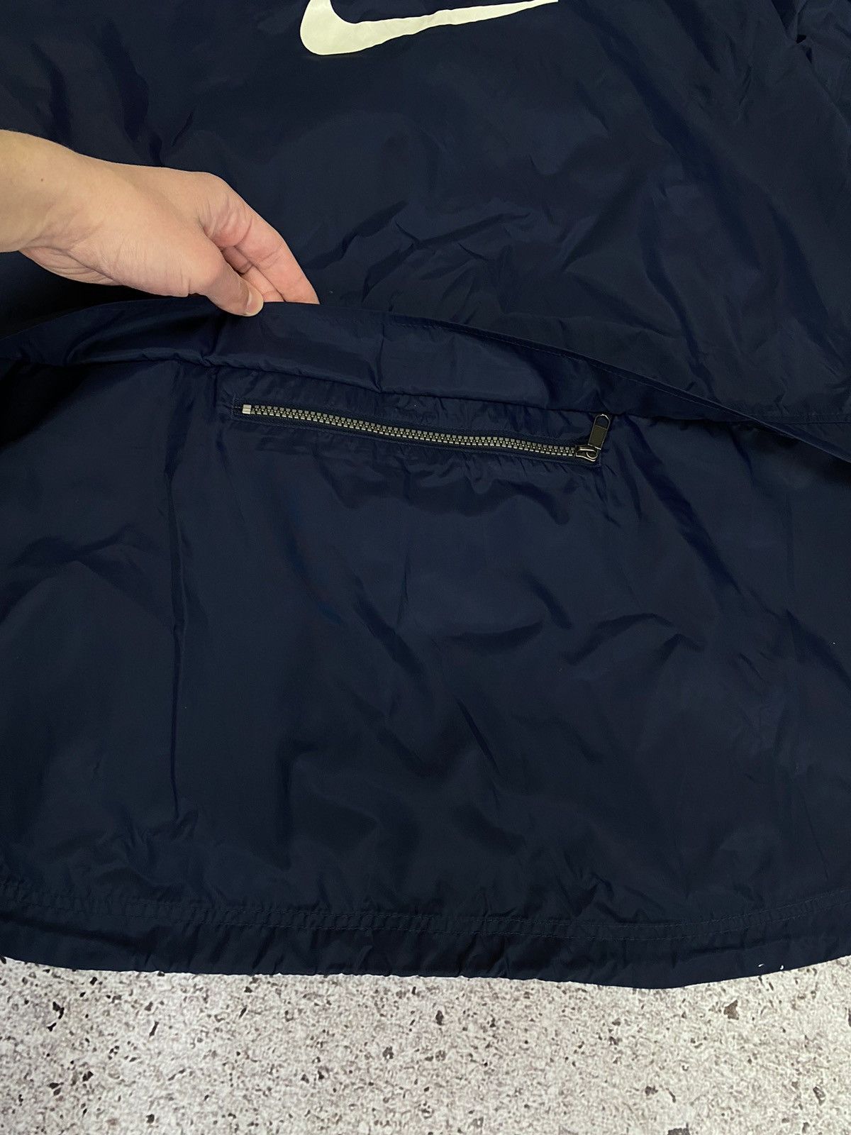 Nike × Vintage Vintage 90’s Nike Big Swoosh Logo Jacket Y2K Size US XL / EU 56 / 4 - 3 Thumbnail