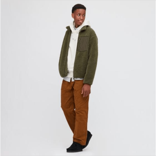 Uniqlo WINDPROOF PILE-LINED FLEECE JACKET
