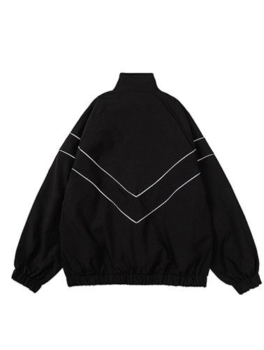 Japanese Brand Reflective Striped Jacket Size US M / EU 48-50 / 2 - 2 Thumbnail