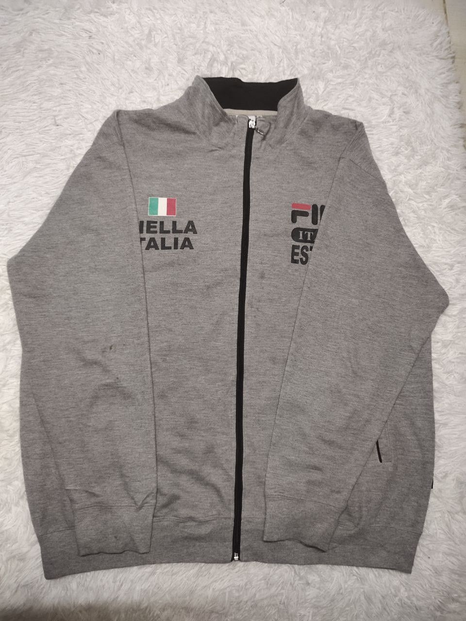 Fila FILA Rare Vintage Biela Italia Hoodie Size US XL / EU 56 / 4 - 1 Thumbnail