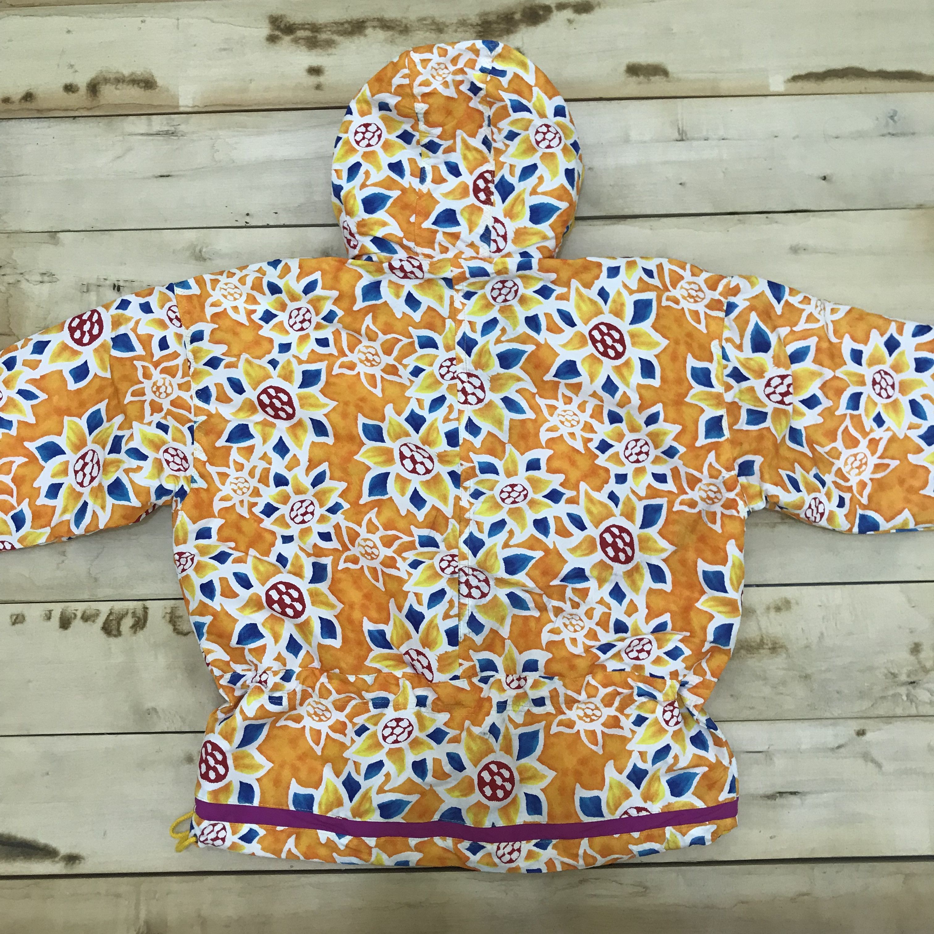 Japanese Brand Z94 JAPAN SHASSE FULLPRINT SUNFLOWER SKI JACKET Size US XL / EU 56 / 4 - 5 Thumbnail