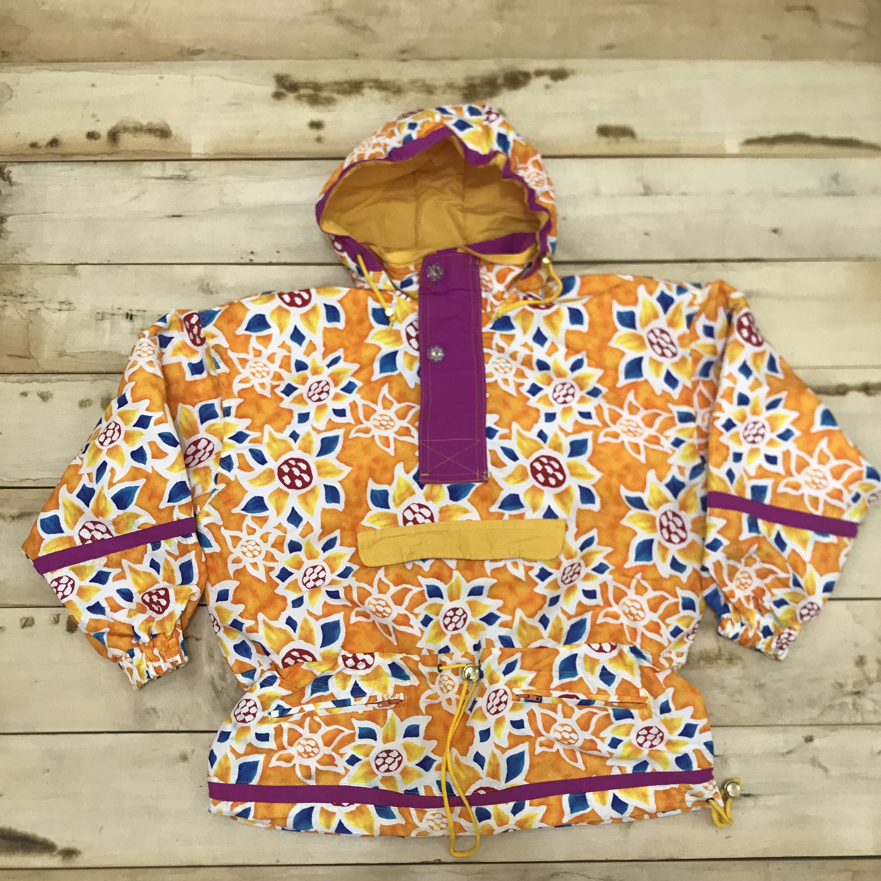 Japanese Brand Z94 JAPAN SHASSE FULLPRINT SUNFLOWER SKI JACKET Size US XL / EU 56 / 4 - 2 Thumbnail