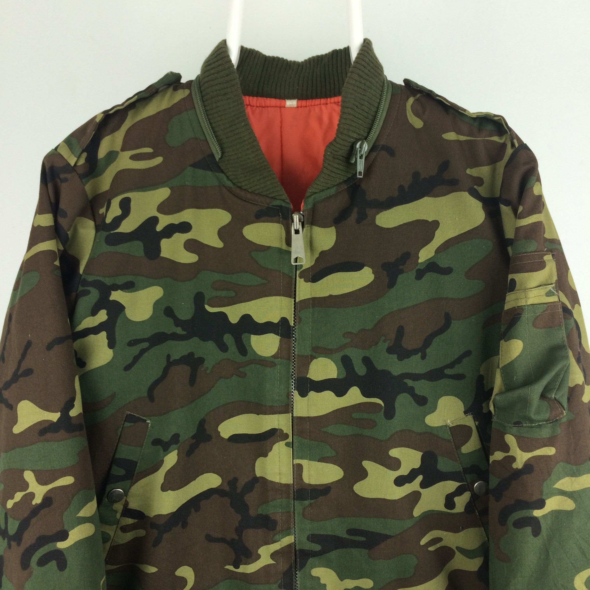 Vintage Z104 Fostex MA-1 Bomber JACKET RAF SIMONS INSPIRED Size US S / EU 44-46 / 1 - 3 Thumbnail