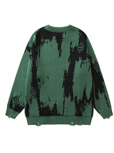 Other Ripped Letter Sweater Size US M / EU 48-50 / 2 - 2 Thumbnail