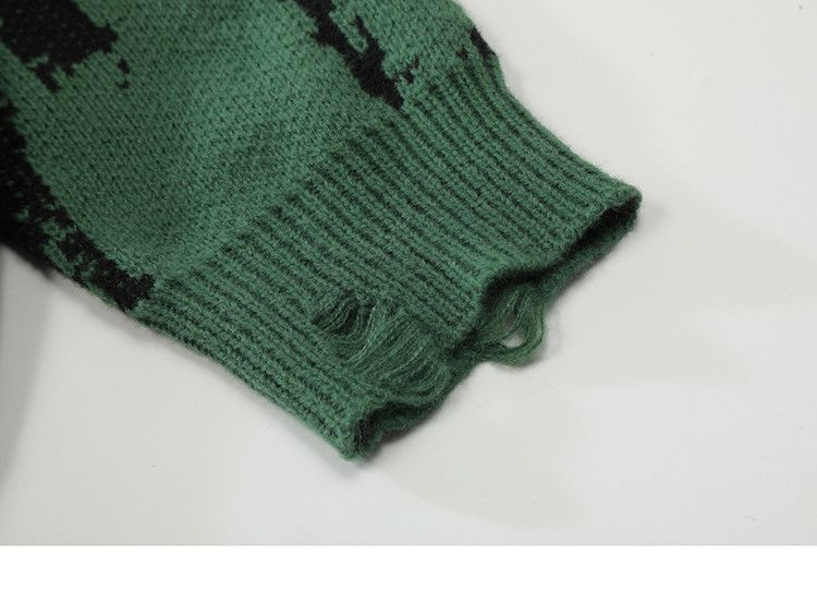 Other Ripped Letter Sweater Size US L / EU 52-54 / 3 - 5 Thumbnail