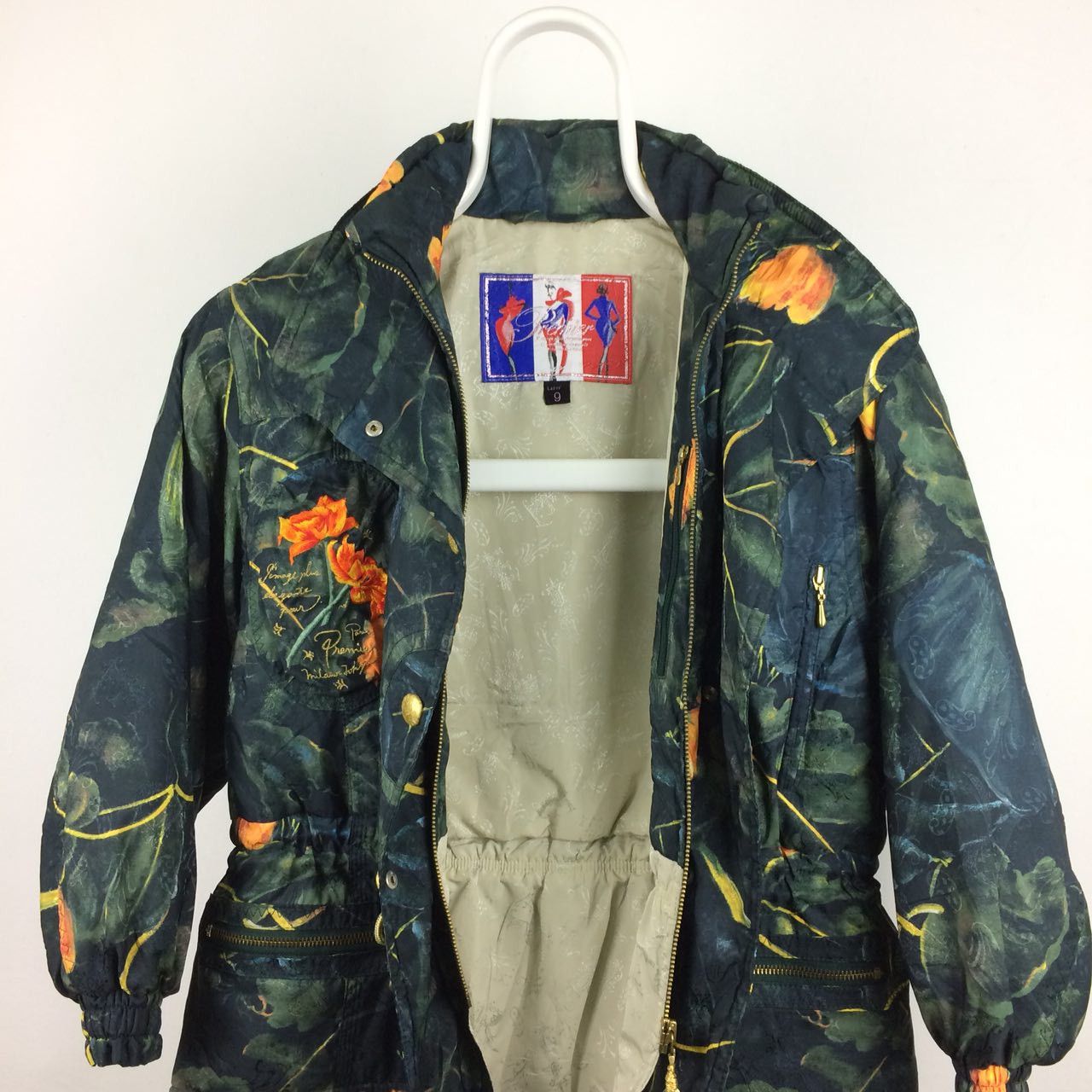 Designer × Japanese Brand Z119 VTG PREMIER FLORA ABSTRACT ART STYLE SKI JACKET Size XL / US 12-14 / IT 48-50 - 7 Thumbnail