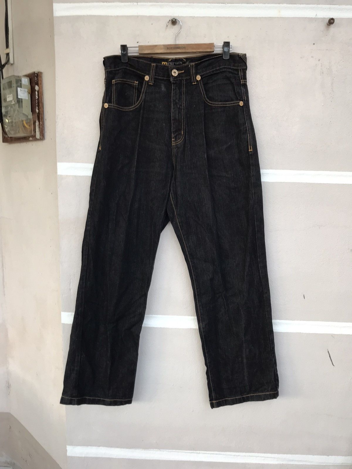 Vintage MARQ Denim For Life Streetwear Baggy Pant Size US 35 - 2 Thumbnail