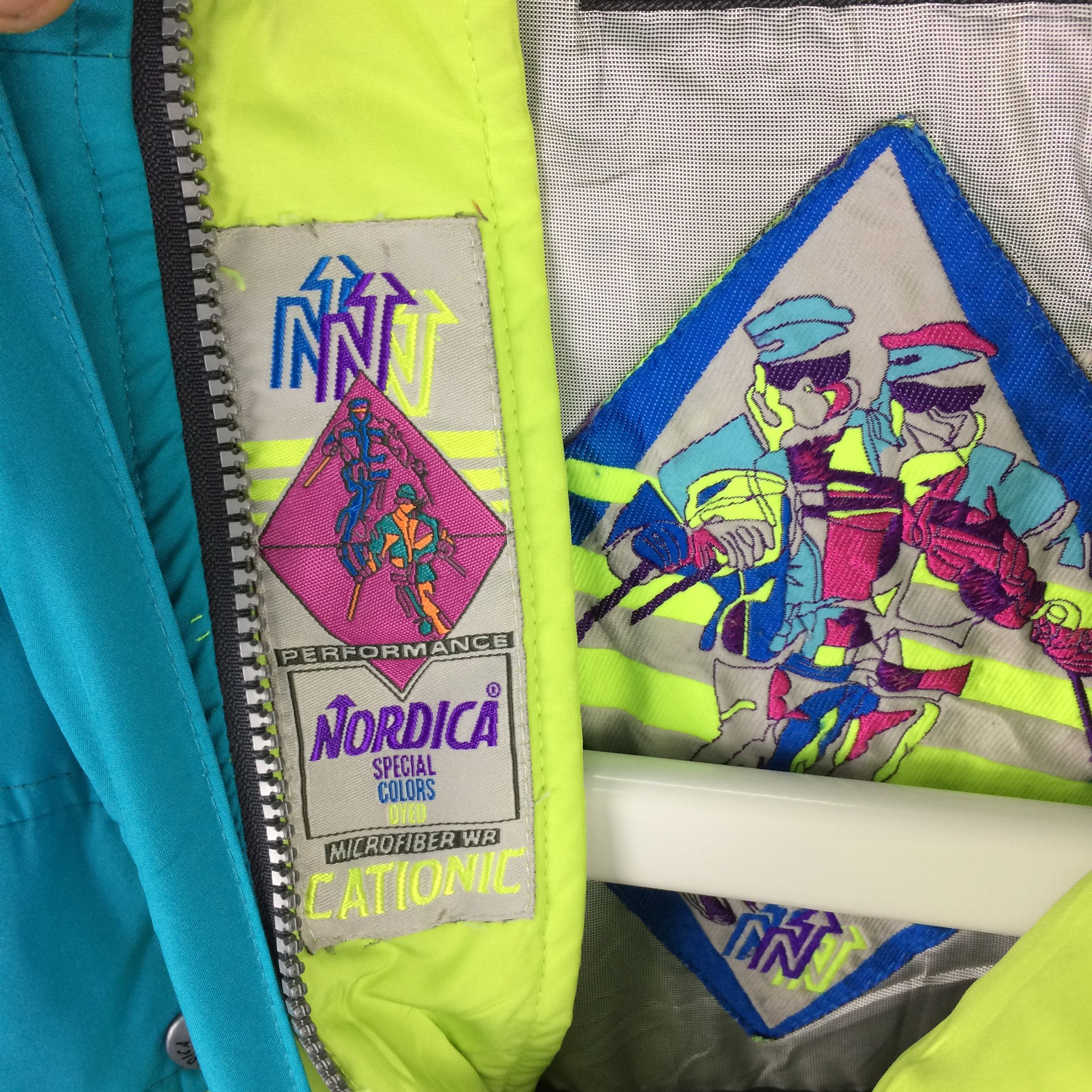 Designer Z127 NORDICA THERMAL INSULATION NEON COLOR SKI JACKET Size US XXL / EU 58 / 5 - 5 Thumbnail