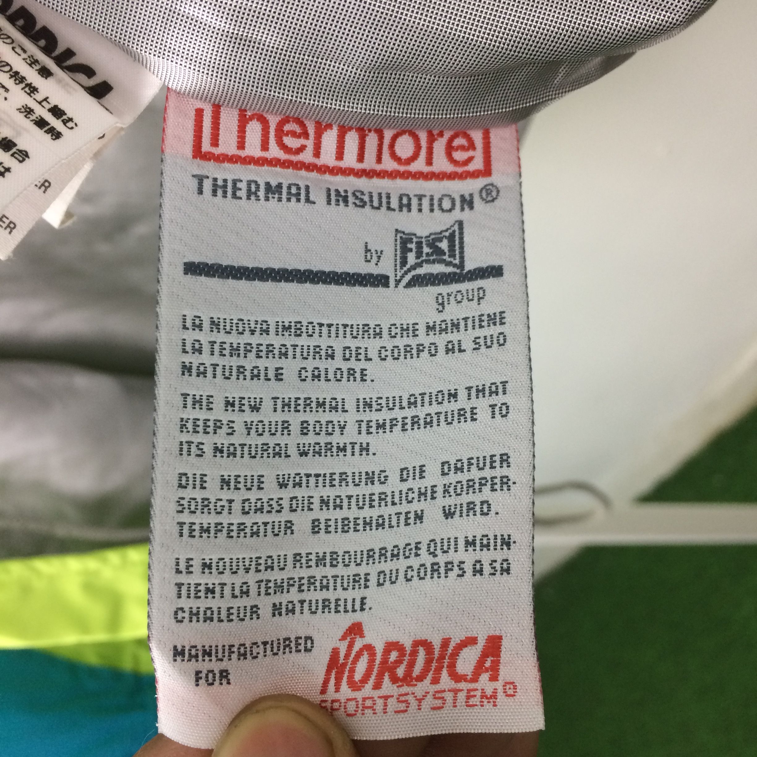 Designer Z127 NORDICA THERMAL INSULATION NEON COLOR SKI JACKET Size US XXL / EU 58 / 5 - 6 Thumbnail