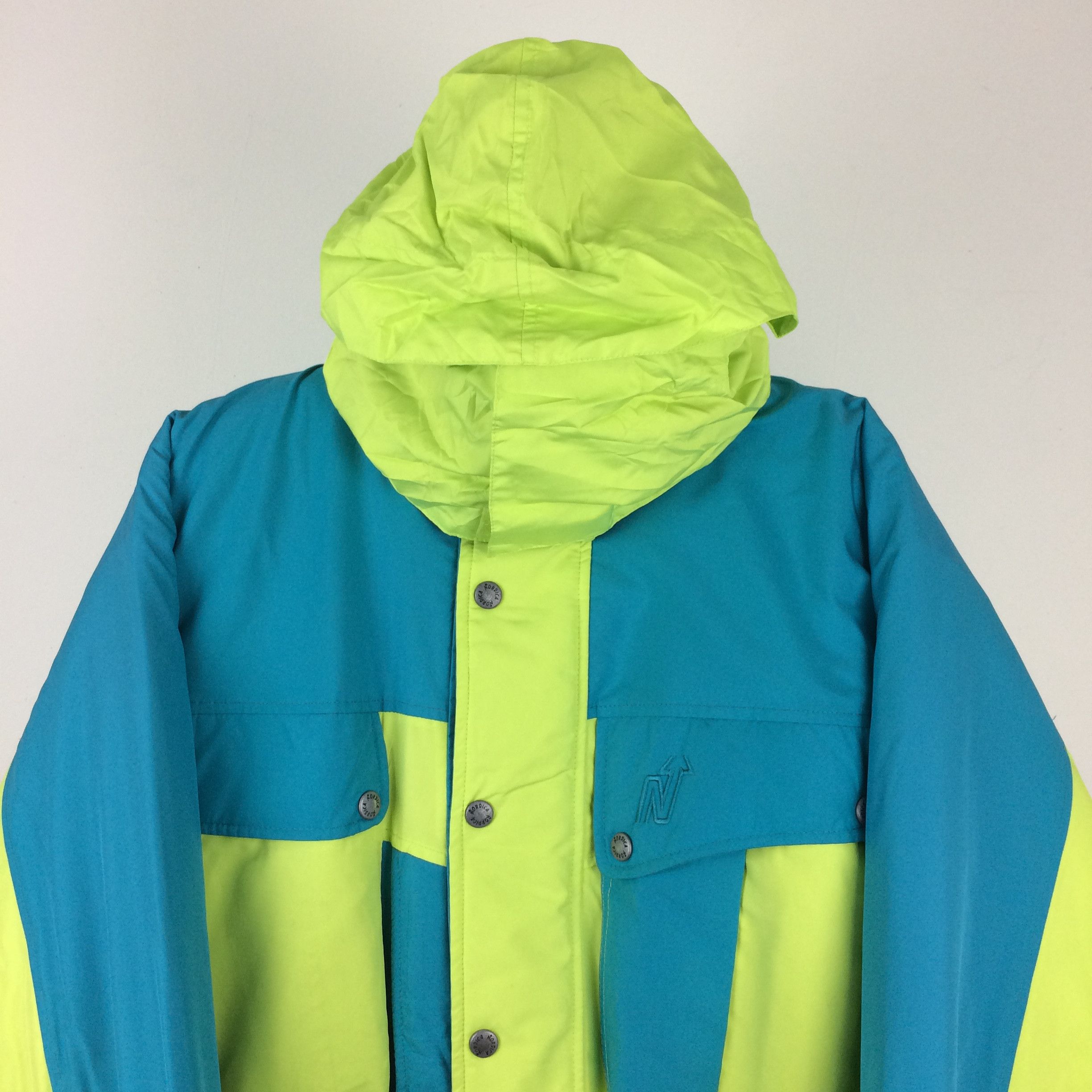 Designer Z127 NORDICA THERMAL INSULATION NEON COLOR SKI JACKET Size US XXL / EU 58 / 5 - 2 Thumbnail