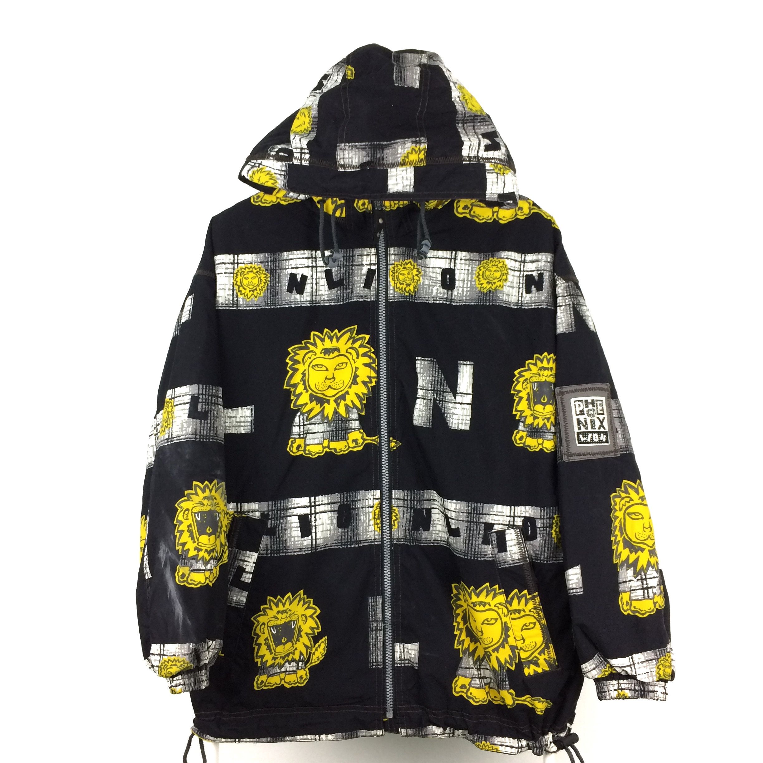 Phenix Z128 PHENIX FULL PRINT LION HOODIE SKI JACKET SZ JASPO M Size US XL / EU 56 / 4 - 1 Thumbnail