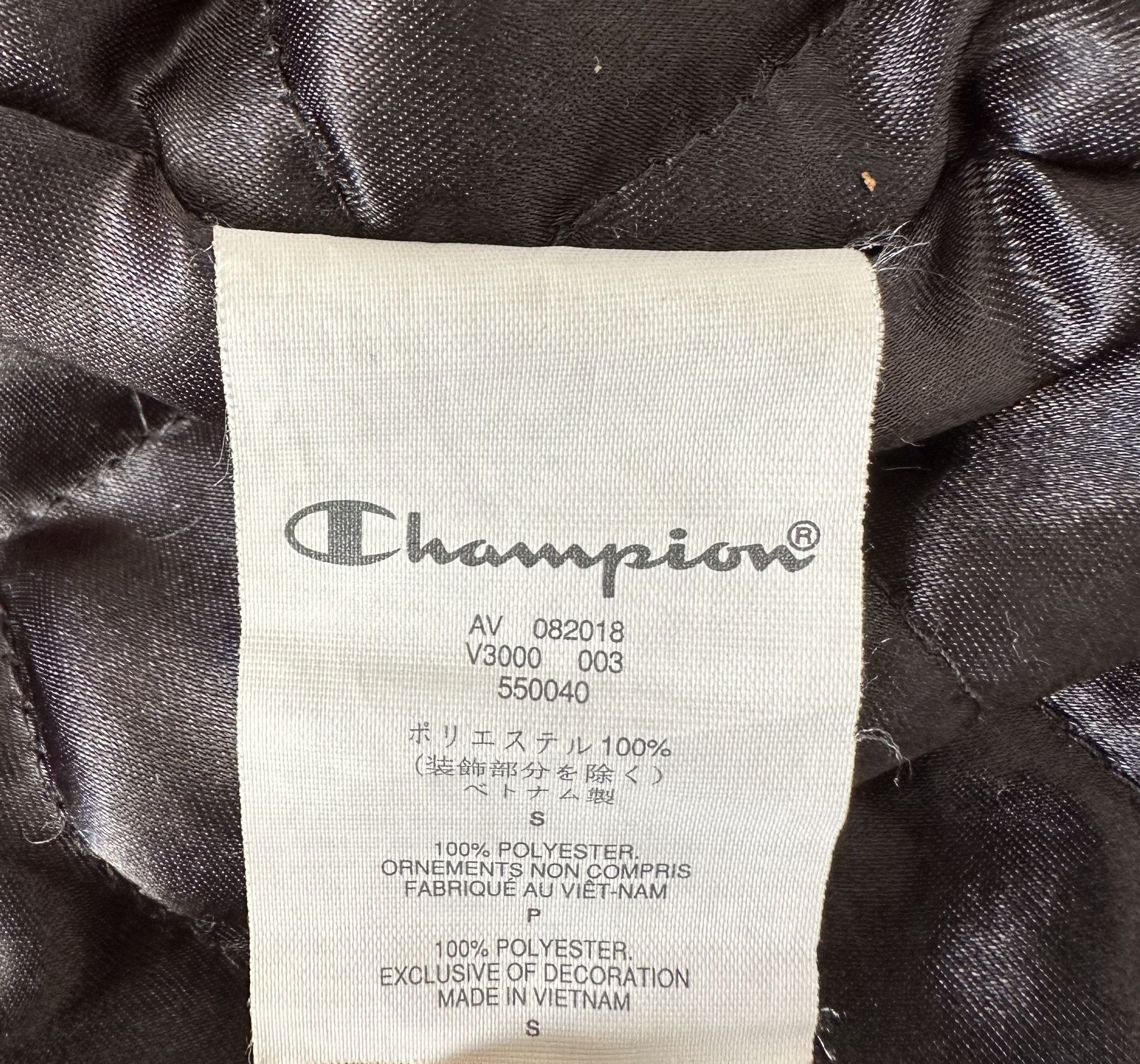 Champion × Supreme Supreme x Champion Varsity Black Jacket size S Size US S / EU 44-46 / 1 - 7 Thumbnail