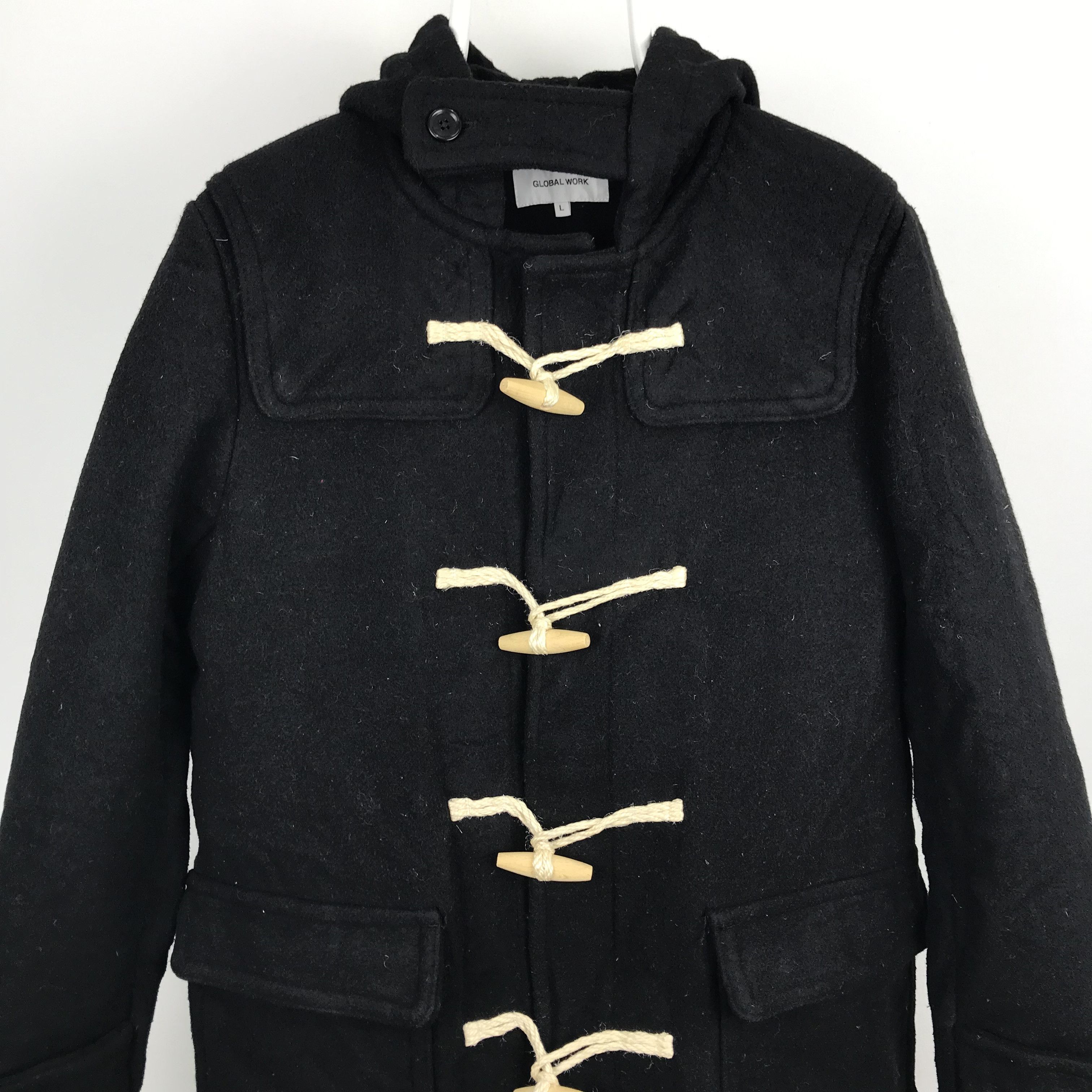 Global Work × Japanese Brand Z160 JAPAN GLOBAL WORK LONGCOAT WOOL WINTER JACKET Size US L / EU 52-54 / 3 - 3 Thumbnail