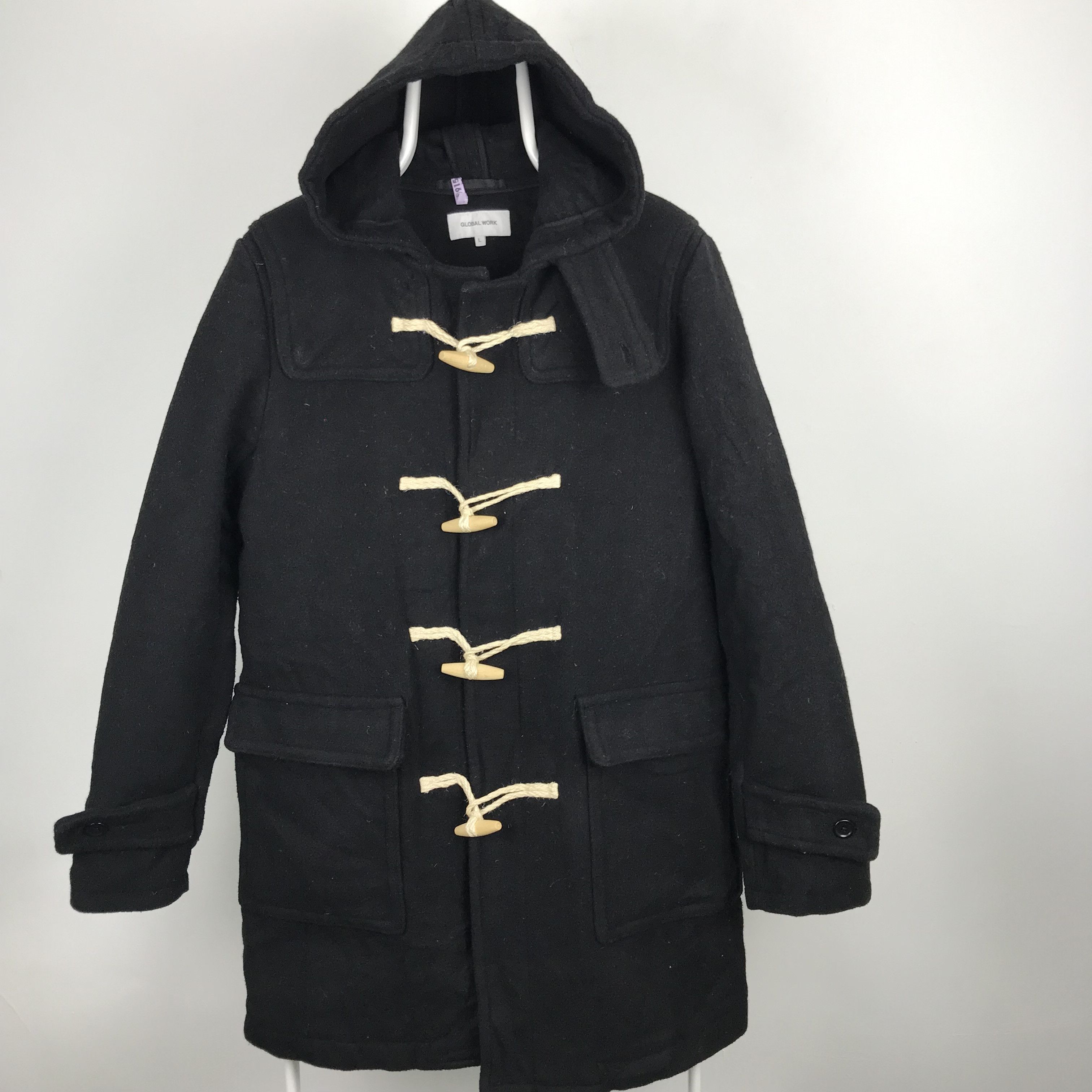 Global Work × Japanese Brand Z160 JAPAN GLOBAL WORK LONGCOAT WOOL WINTER JACKET Size US L / EU 52-54 / 3 - 1 Thumbnail