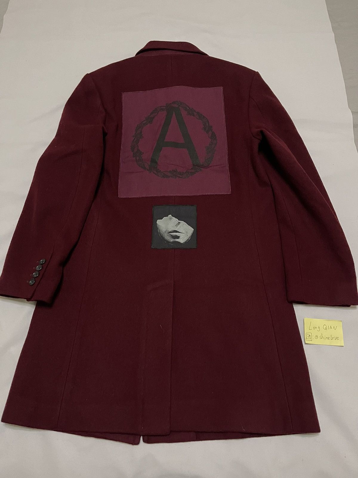 Supreme undercover wool coat Jacket burgundy