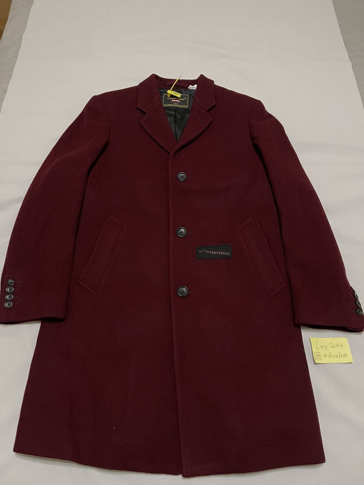 Supreme Supreme Undercover Anarchy Wool Coat | Grailed